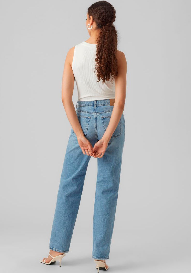 Vero Moda Tanktop »VMLAVENDER SL TOP VMA JRS NOOS«, mit Rundhalsausschnitt