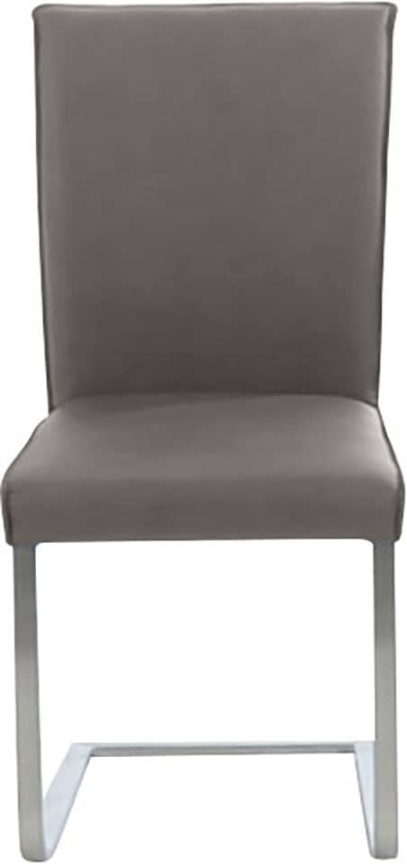 K+W Komfort & Wohnen Freischwinger »Santos III« () mit Sattlernaht, Gestell aus Edelstahl, hochwertiger Sitzkomfort