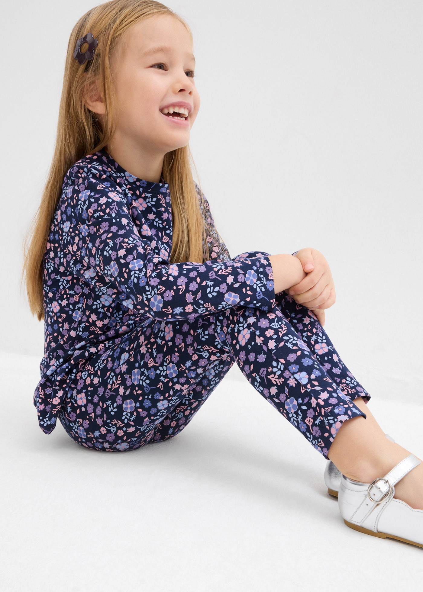 bonprix Leggings  aus Baumwolle mit Elasthan, bequeme Passform