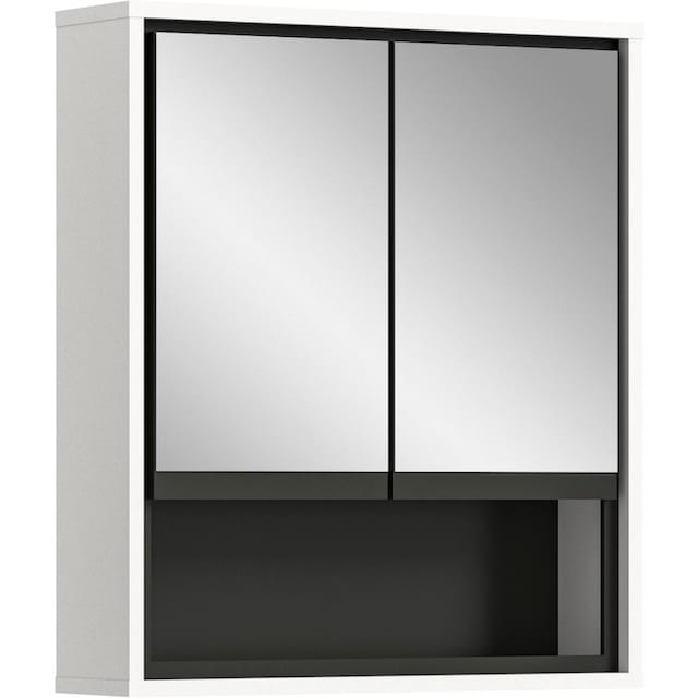 welltime Badezimmerspiegelschrank »Jaru«, Badmöbel, 2 Türen, 1 offenes Fach,  Breite 60 cm online kaufen | mit 3 Jahren XXL Garantie