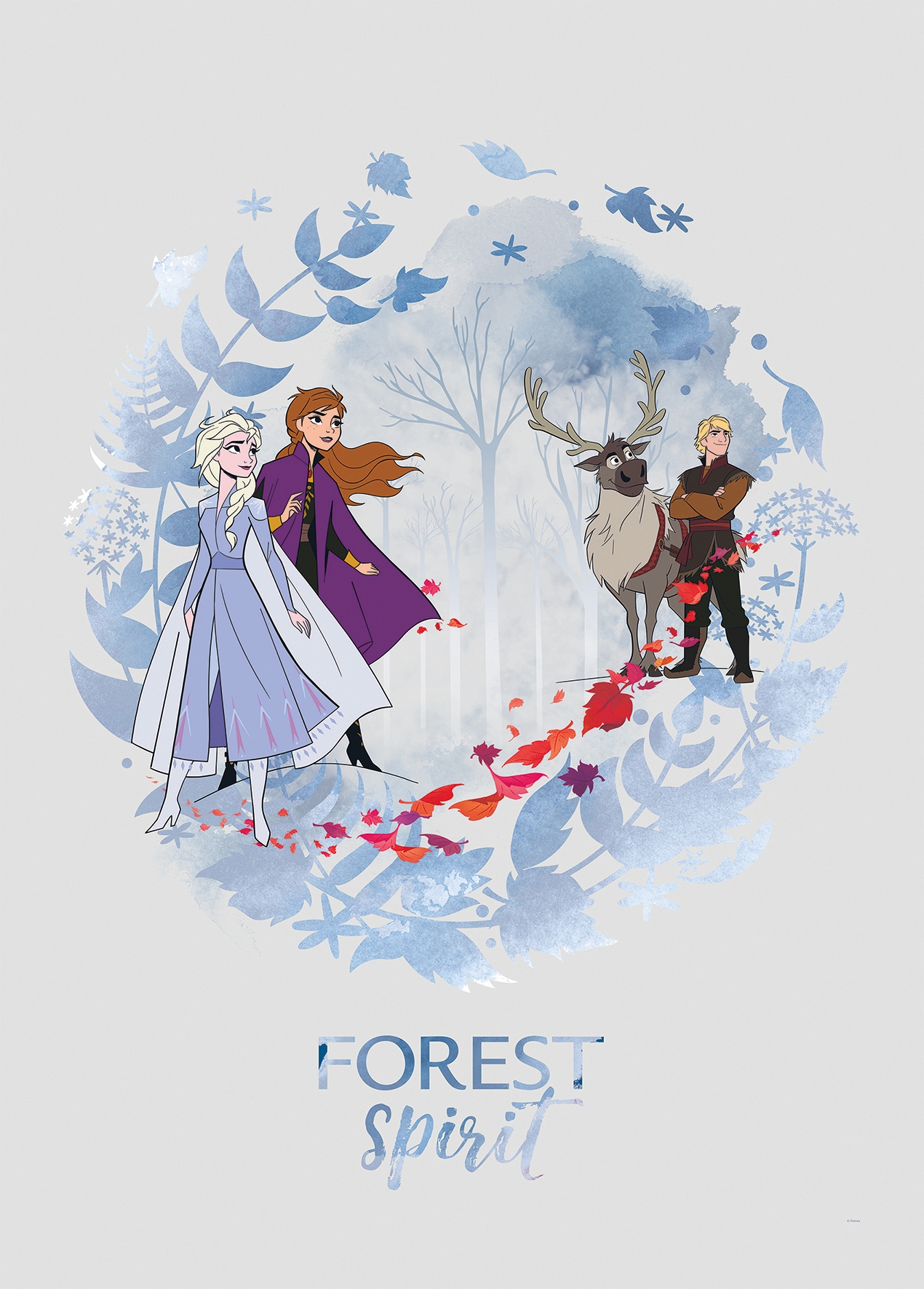»Frozen 3 Kinderzimmer, Schlafzimmer, online Wohnzimmer Poster Spirit«, (1 XXL | kaufen Disney, St.), Garantie Komar mit Jahren