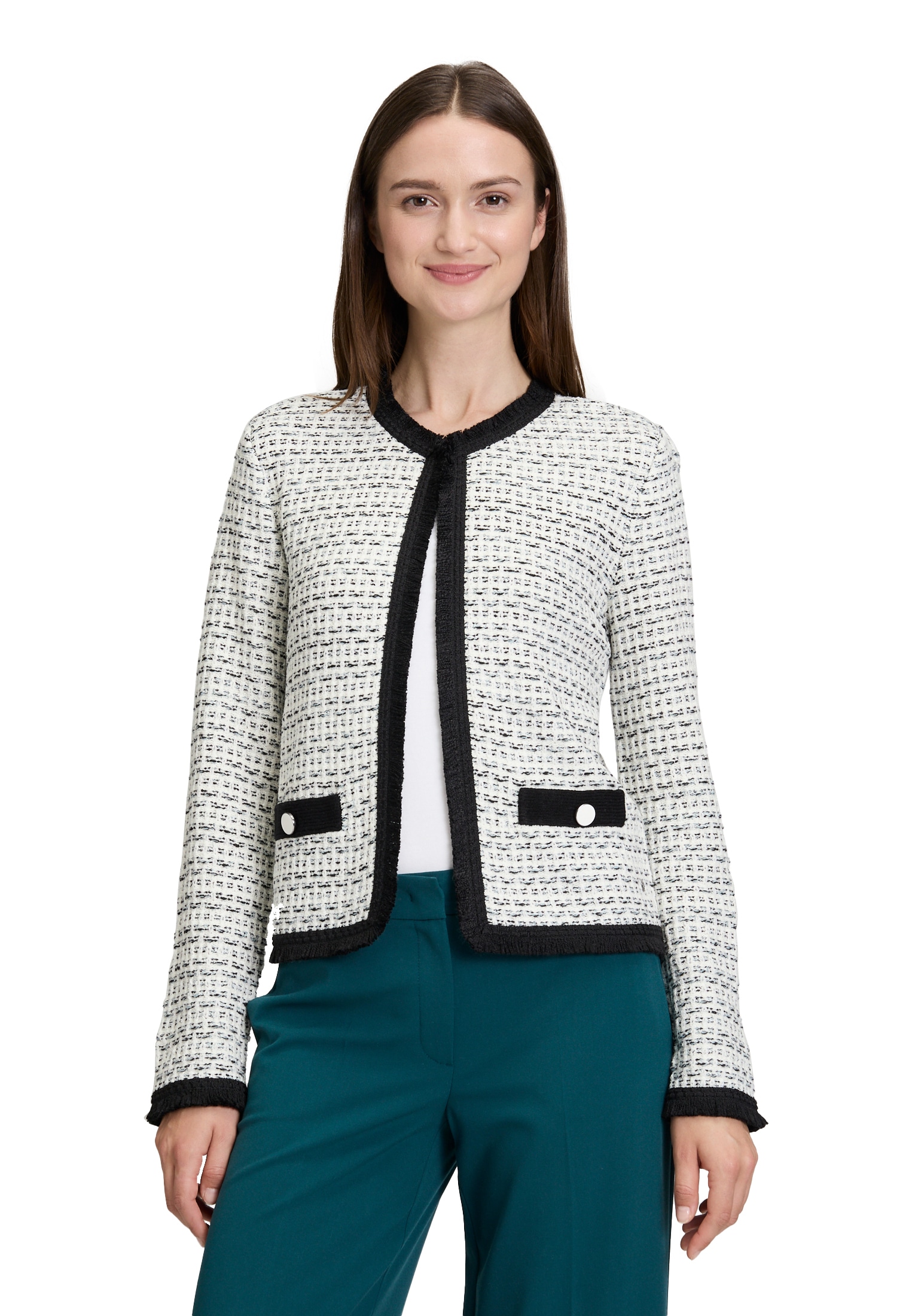 Betty&Co Cardigan »Strick-Cardigan mit Fransen«