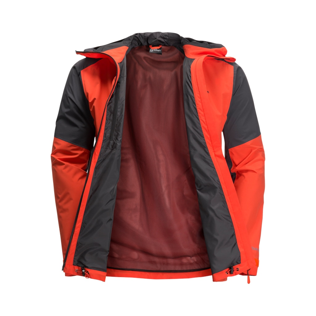 Jack Wolfskin Funktionsjacke »EAGLE PEAK 2L JKT M«, mit Kapuze