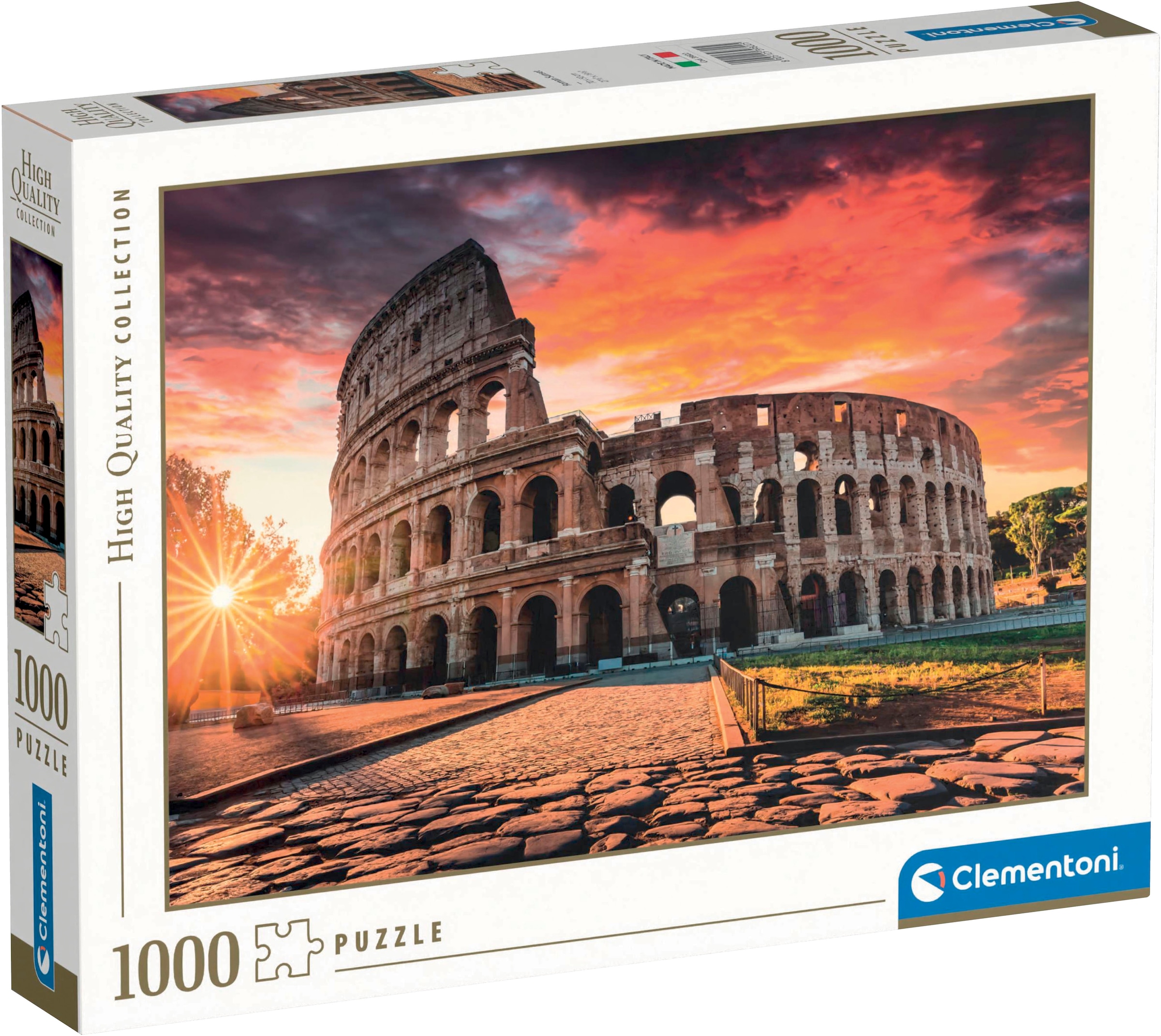 Clementoni® Puzzle »High Quality Collection, Sonnenuntergang über Rom«, Made in Europe