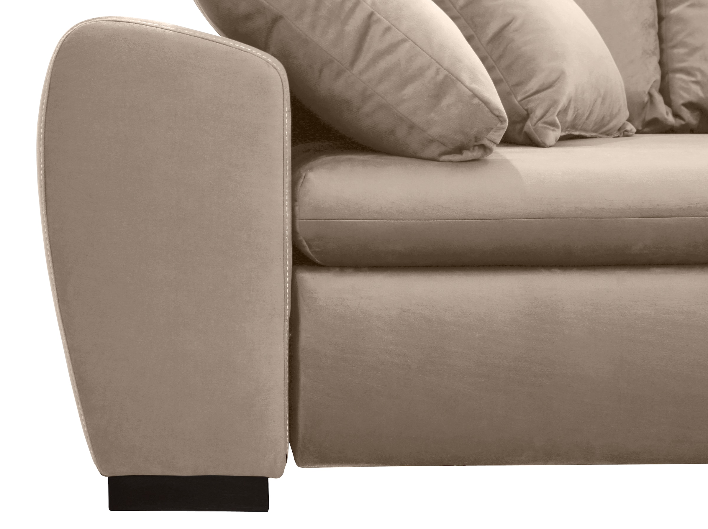Home affaire Ecksofa »Cara Mia L-Form, B: 325 cm« mit 4 Zierkissen, optional Bettfunktion & Bettkasten