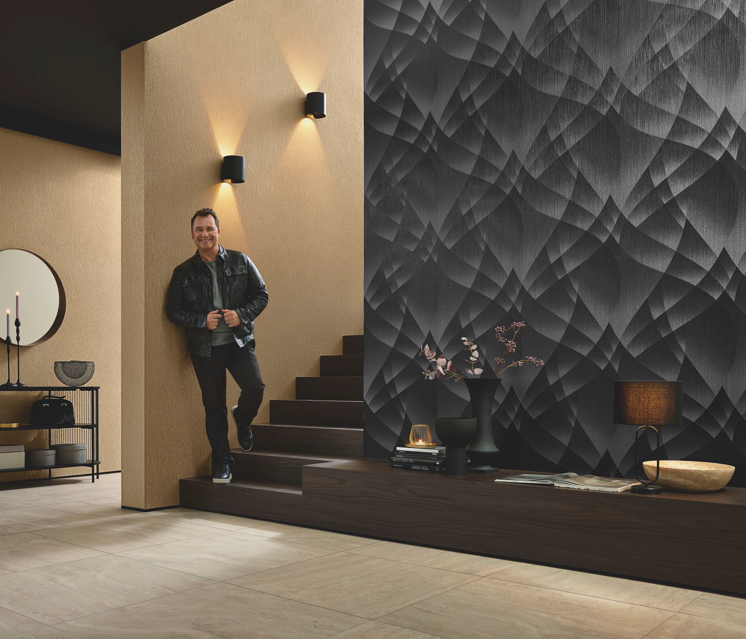 Fashion for walls Vliestapete »Lumina«, geometrisch, Phthalate frei