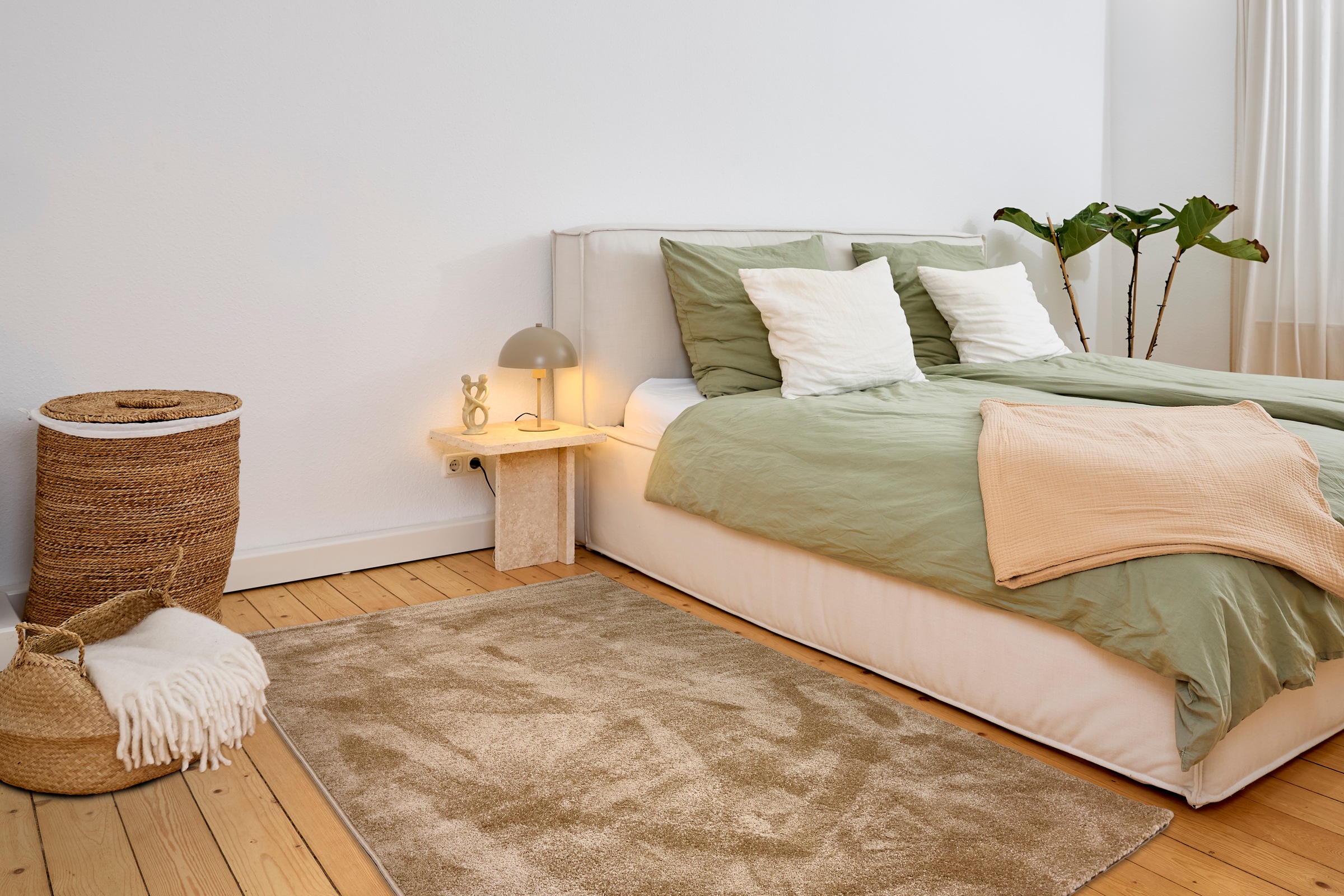 ASTRA Teppich »Sam 250« rechteckig 8 mm Höhe weicher Kurzflor, Wohnzimmer, Schlafzimmer