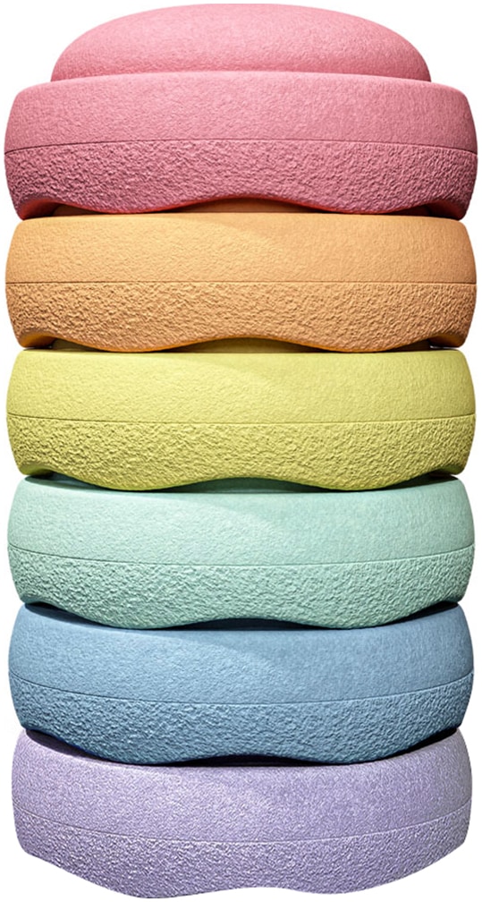 Stapelstein Balancetrainer »Stapelstein® Original Mini rainbow pastel«