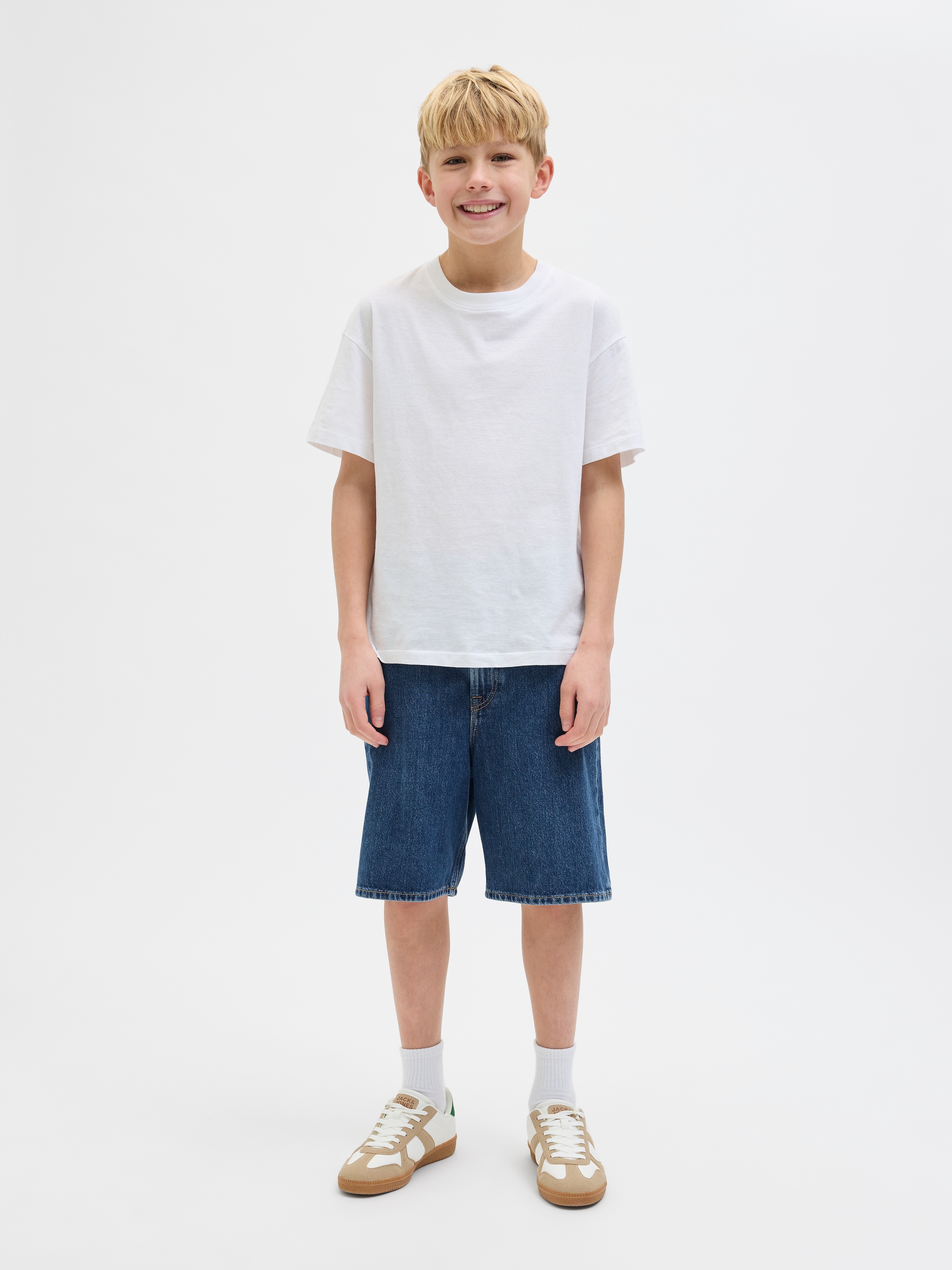 Jack & Jones Junior Shorts »JJITONY locker geschnitten für angenehmes Tragegefühl«  unifarben, modisch, regular fit, Web,