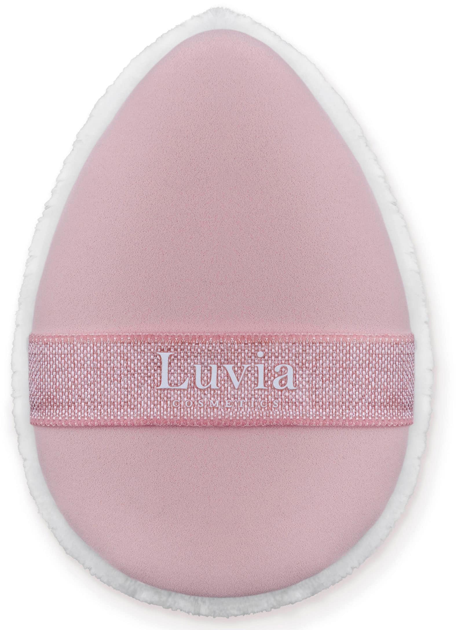 Luvia Cosmetics Puderquaste »The Puffys - Duo Puff Kit - Elegance/Candy«, (Spar-Set, 2 tlg., Set aus Puderquaste und Kosmetikschwamm Pad), Das ultimative Duo für ein perfektes Finish