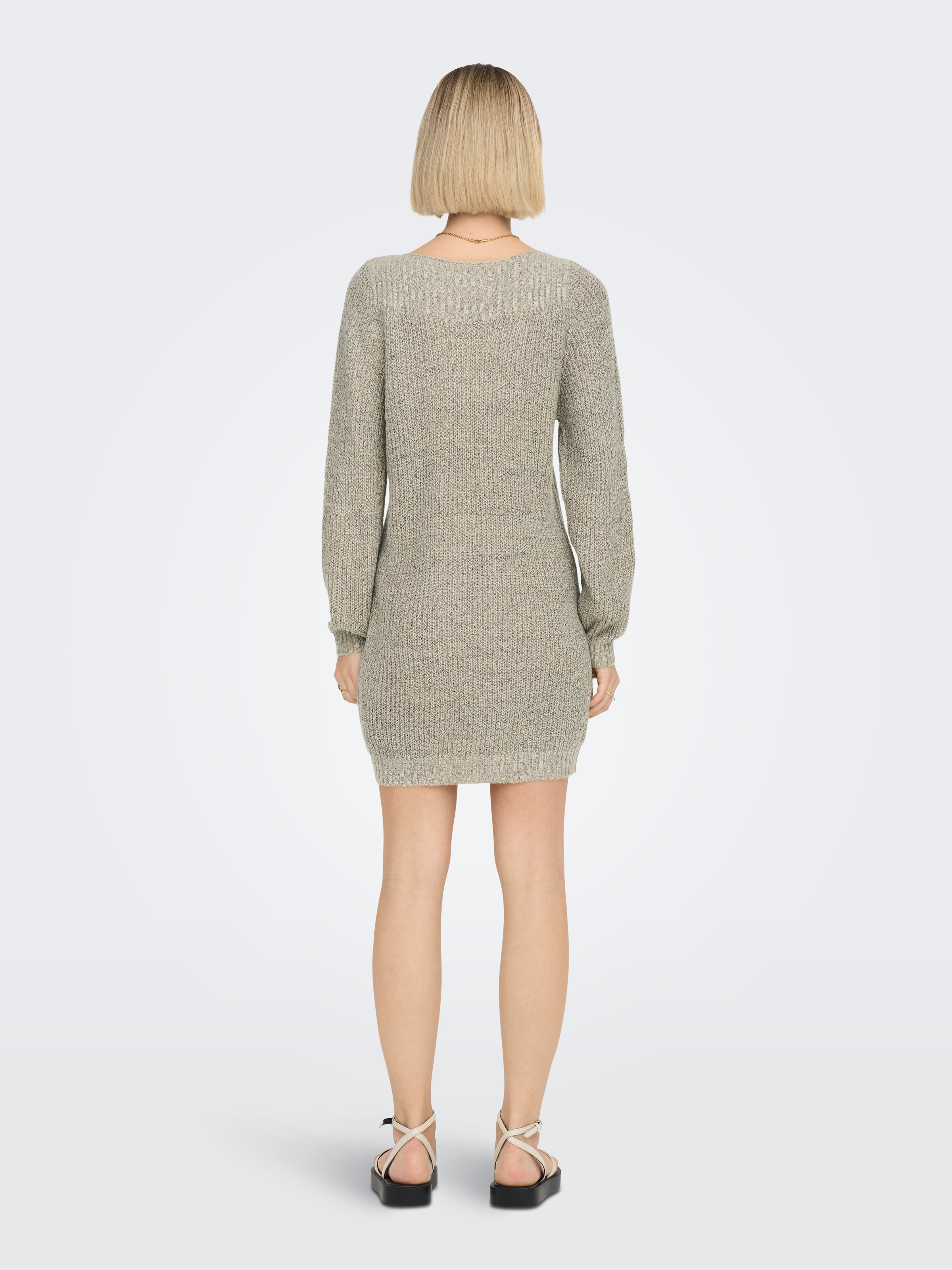 JDY Minikleid »JDYWHITNEY MEGAN L/S BOAT DRESS KNT NOOS«