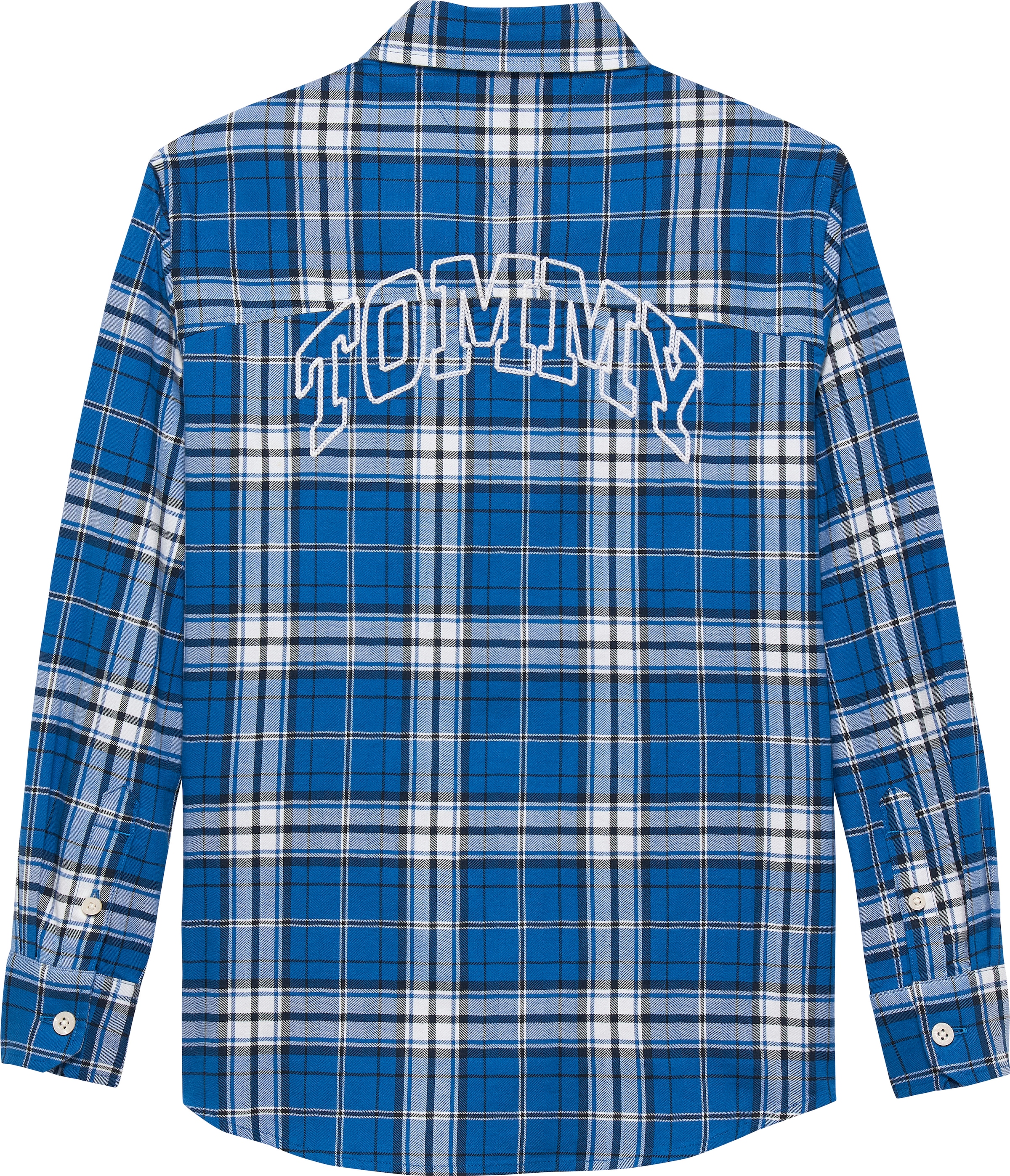 Tommy Hilfiger Langarmhemd »TOMMY GRAPHIC CHECK SHIRT« Kinder bis 16 Jahre, Druck
