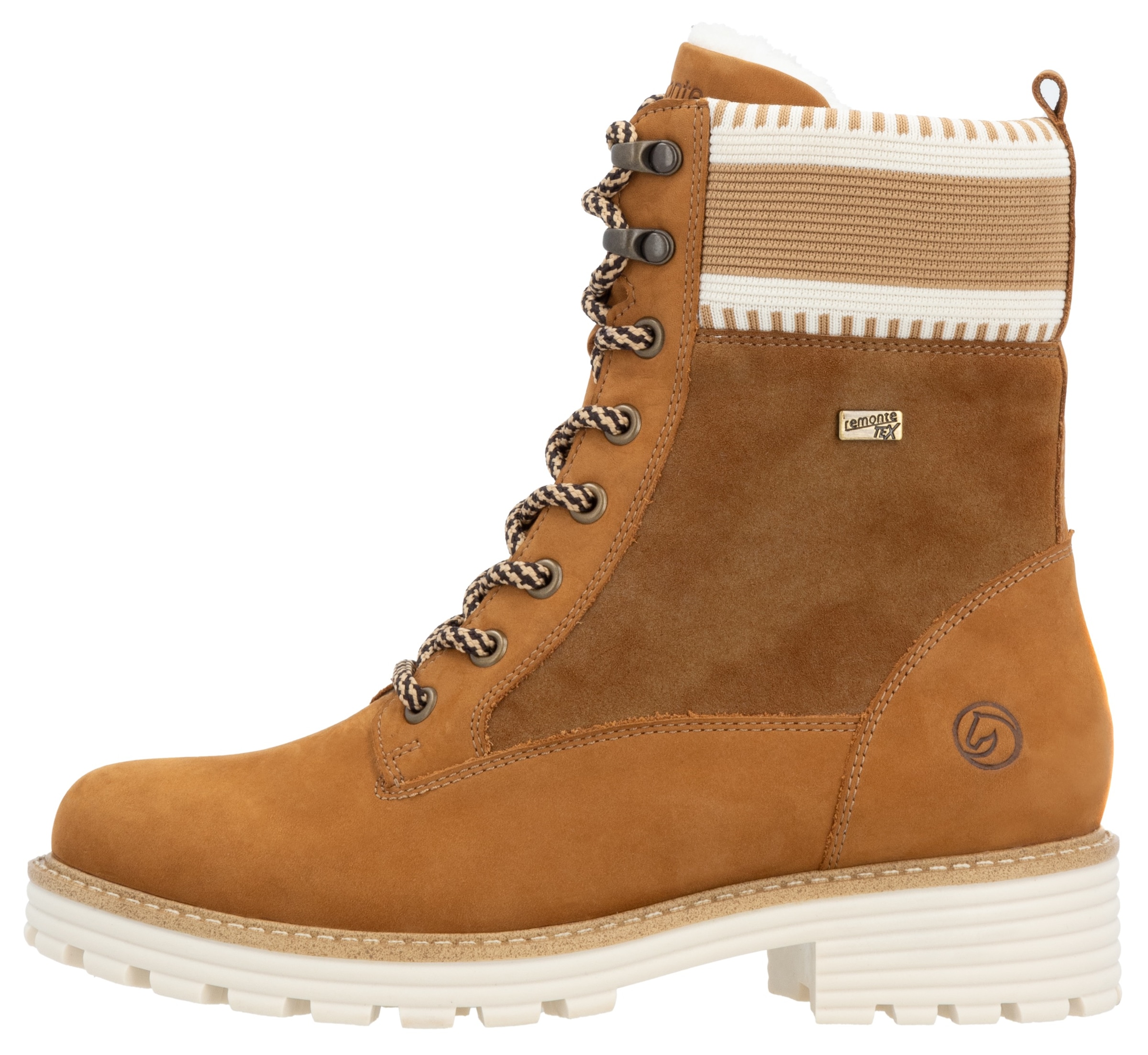 Remonte Winterboots »Elisabeth Hurley-Collection«, Schnürboots, Schnürstiefelette mit wasserabweisender TEX-Membran