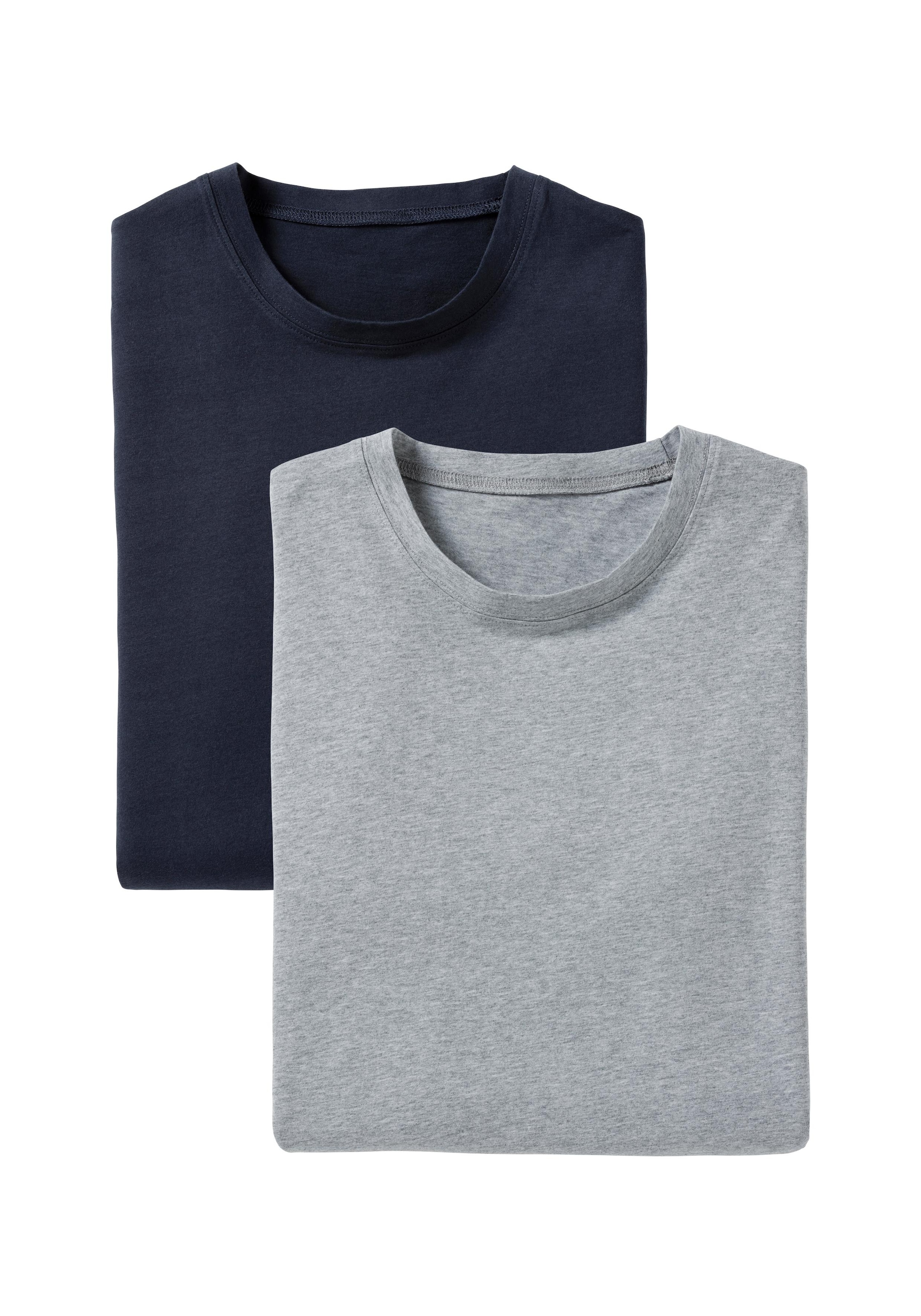 in Bench. Basic Loungewear bei T-Shirt, ♕ (2er-Pack), uni