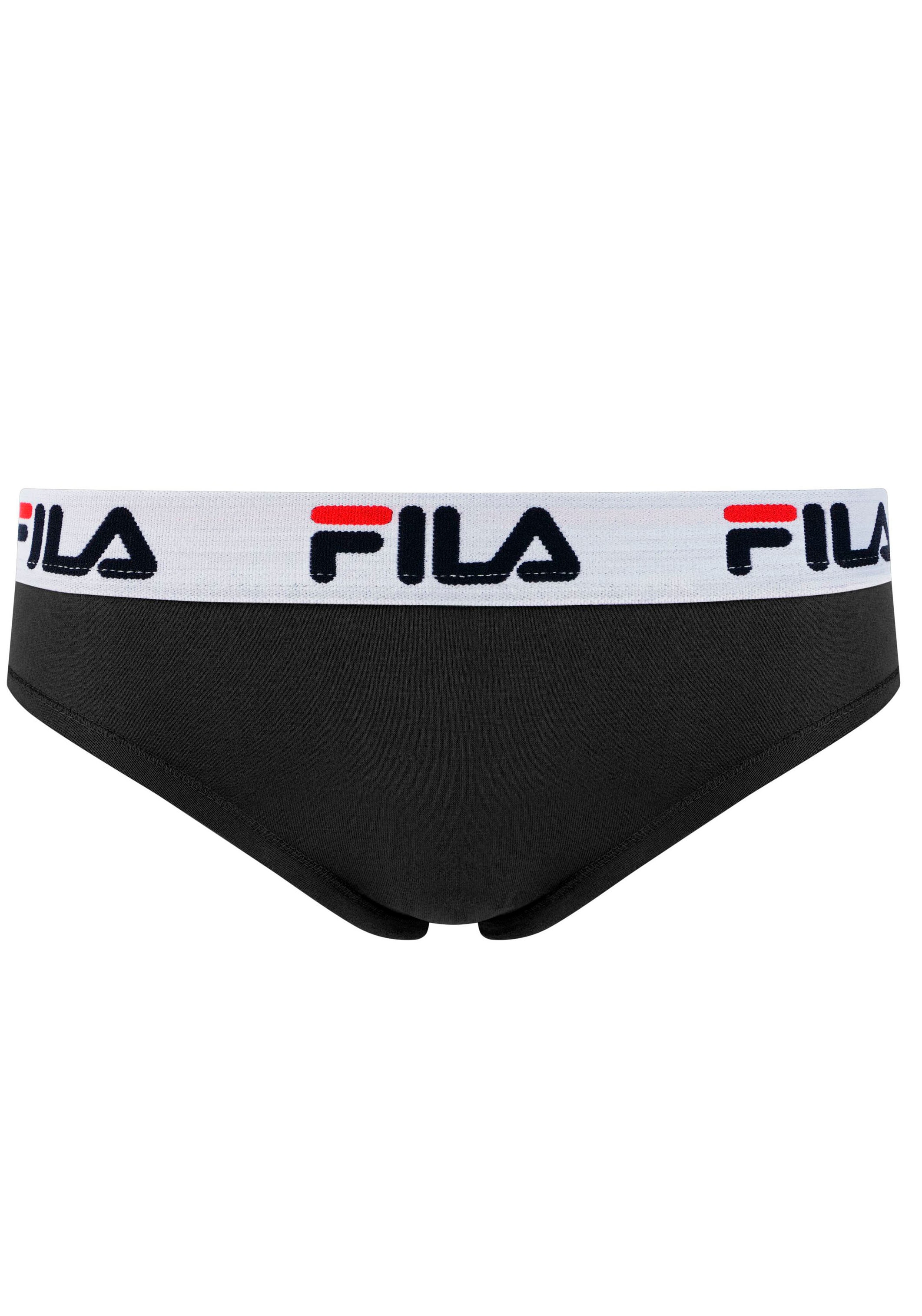 Fila Brasilslip »WOMAN BRAZILIAN SLIP«, (3er Pack), elastischer Logobund