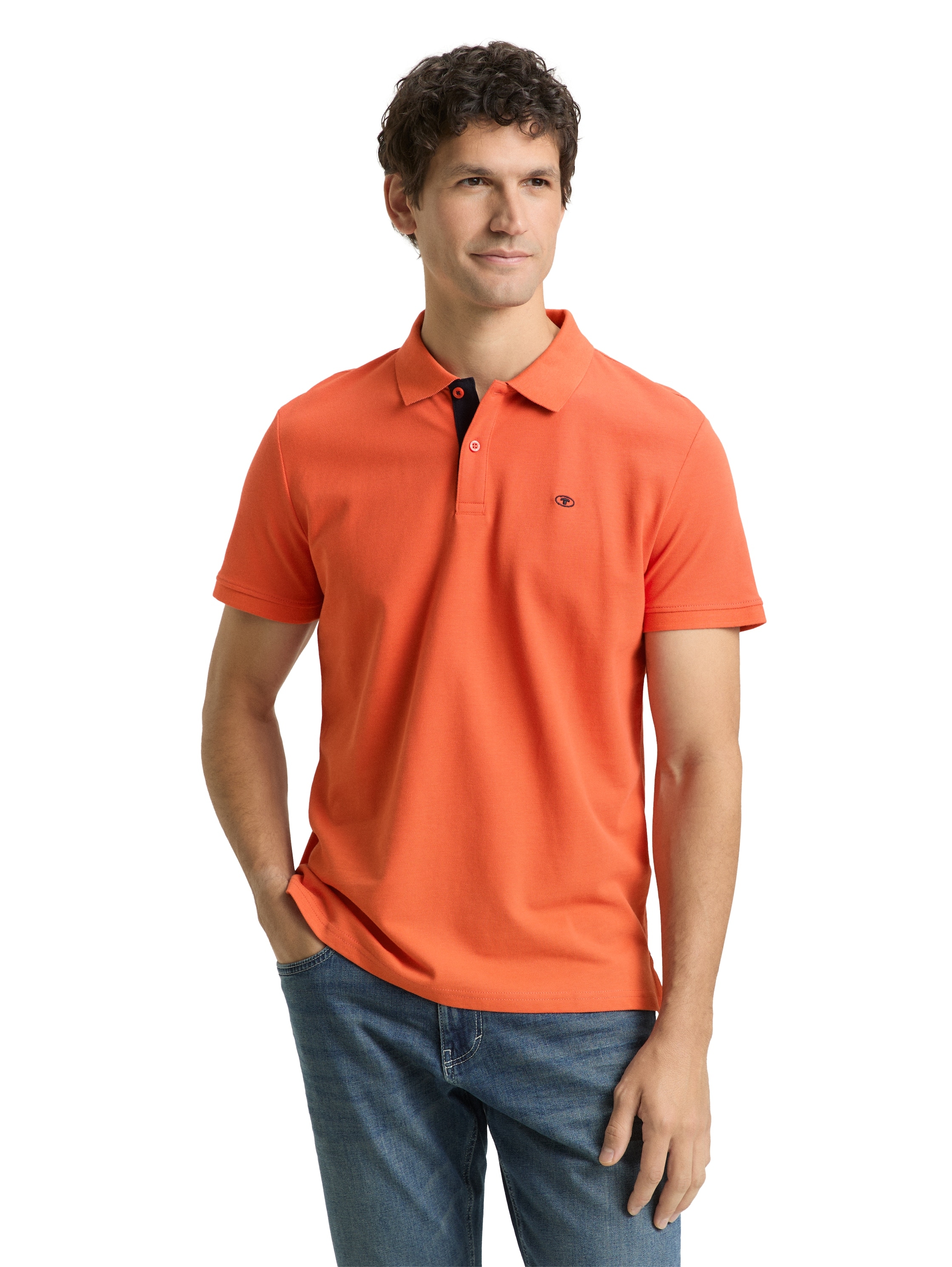 TOM TAILOR Poloshirt mit Logo Stickerei