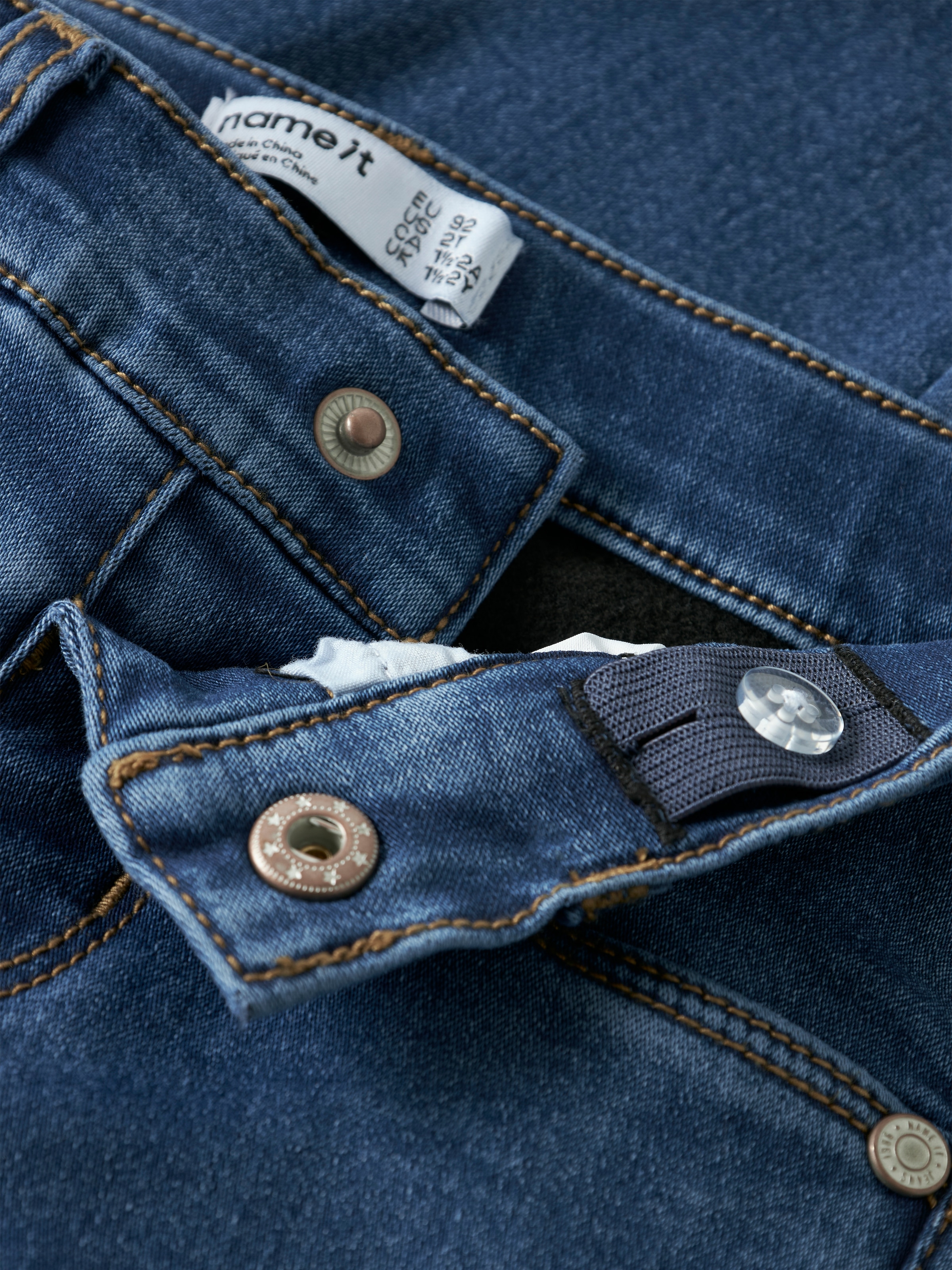 Name It Bootcut-Jeans »NMFSALLI BOOT FLEECE JEANS 6009-AN« Baumwollmischung, bootcut fit