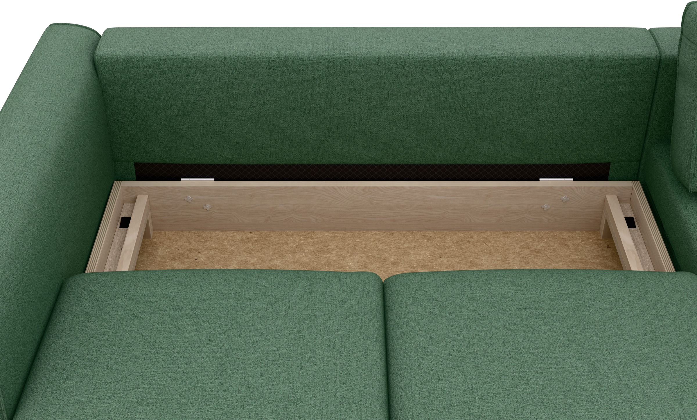 Home affaire Ecksofa »Booster Couch wahlweise mit Schlaffunktion und Bettkasten-auch in Cord«, Recamiere beidseitig montierbar, Sofa in L-Form, 232 cm