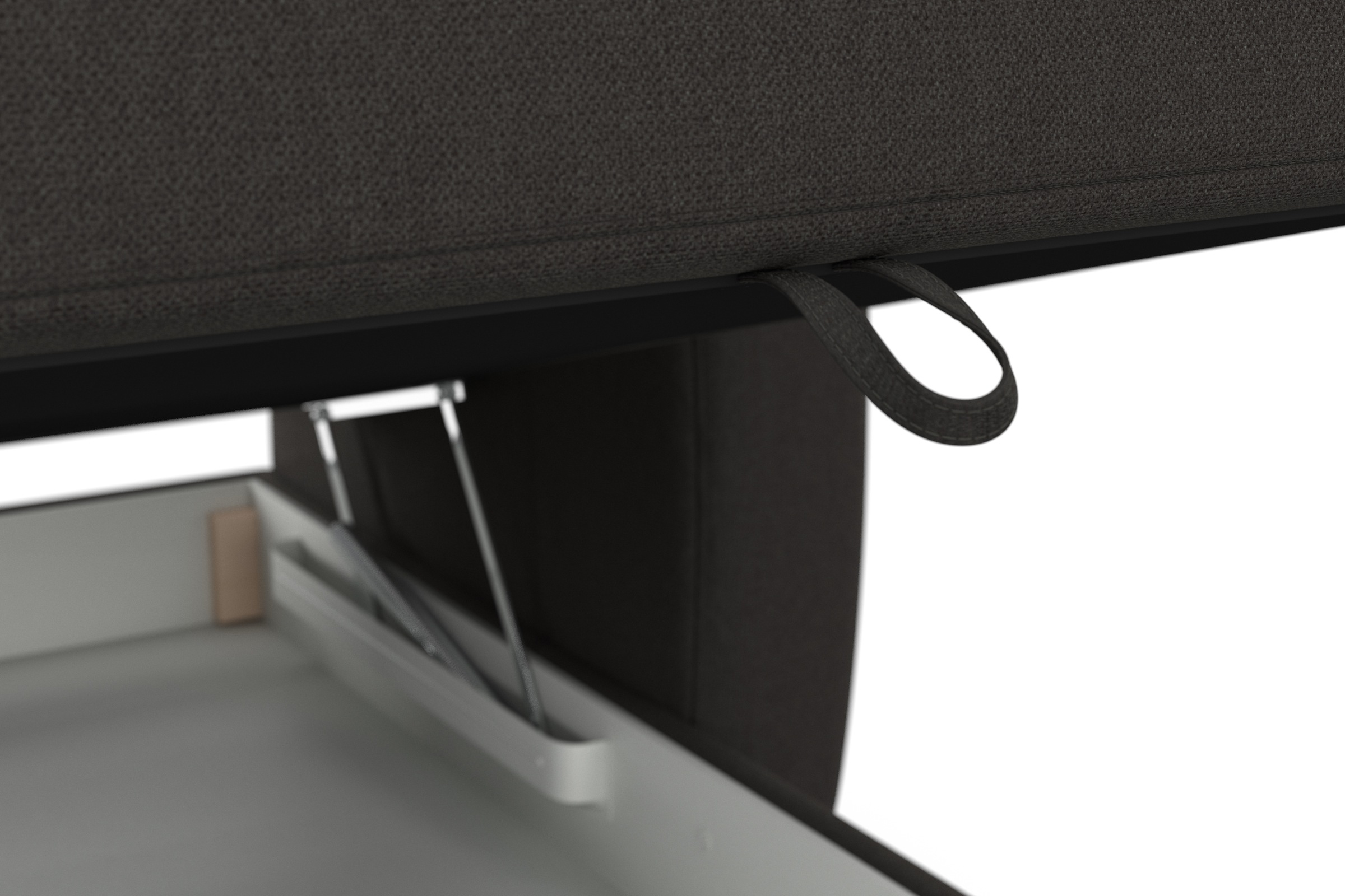 sit&more Ecksofa »Belluci L-Form«, inklusive Federkern, wahlweise mit Bettfunktion und Bettkasten