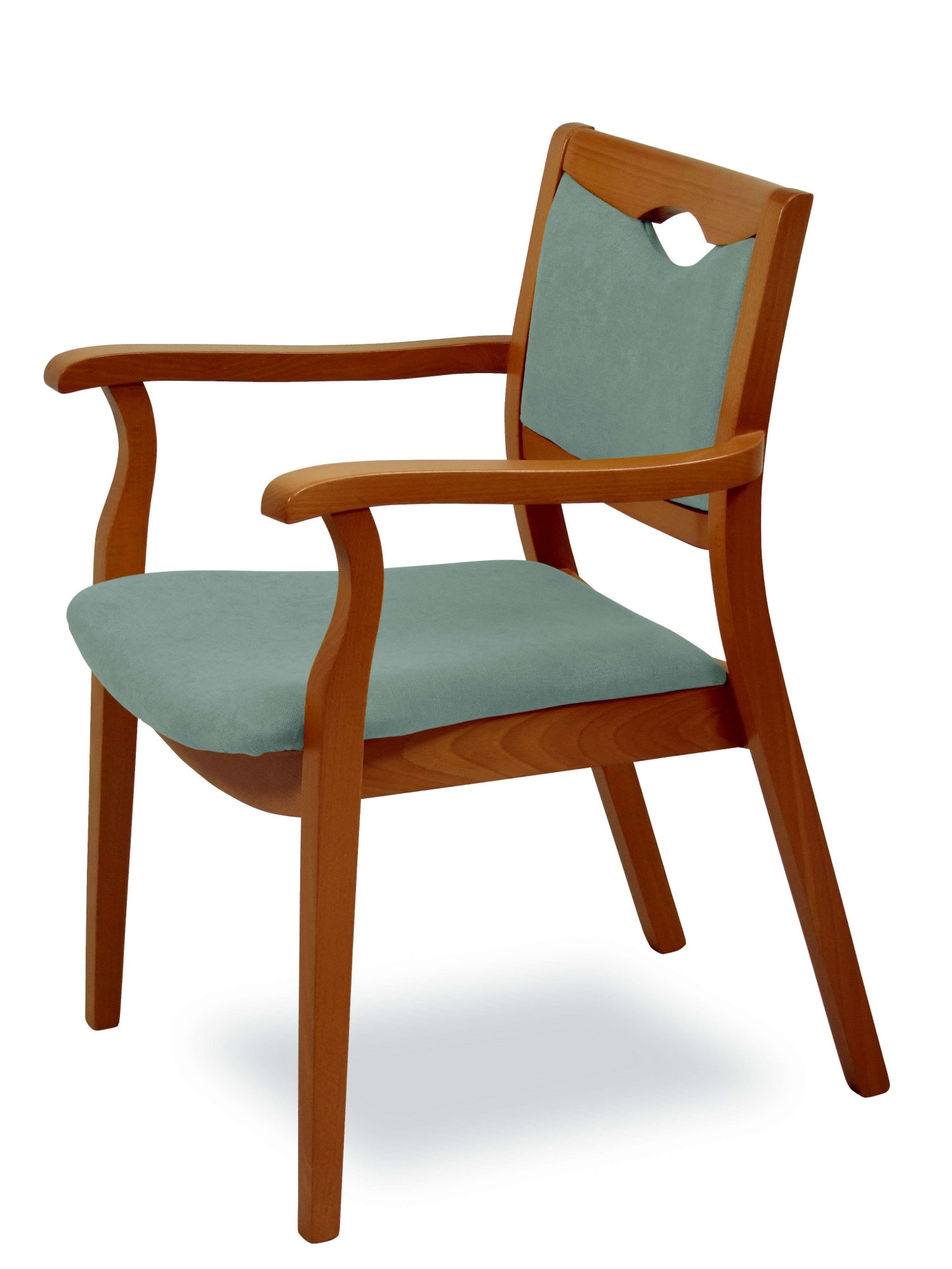 Home affaire Armlehnstuhl "London, Stuhl, Komfortsessel, 3 Gestellfarben, Made in Italy" () 1 Stk.Extra-komfortabel, ergonomisch, fleckenabweisendes Gewebe, Massivholz