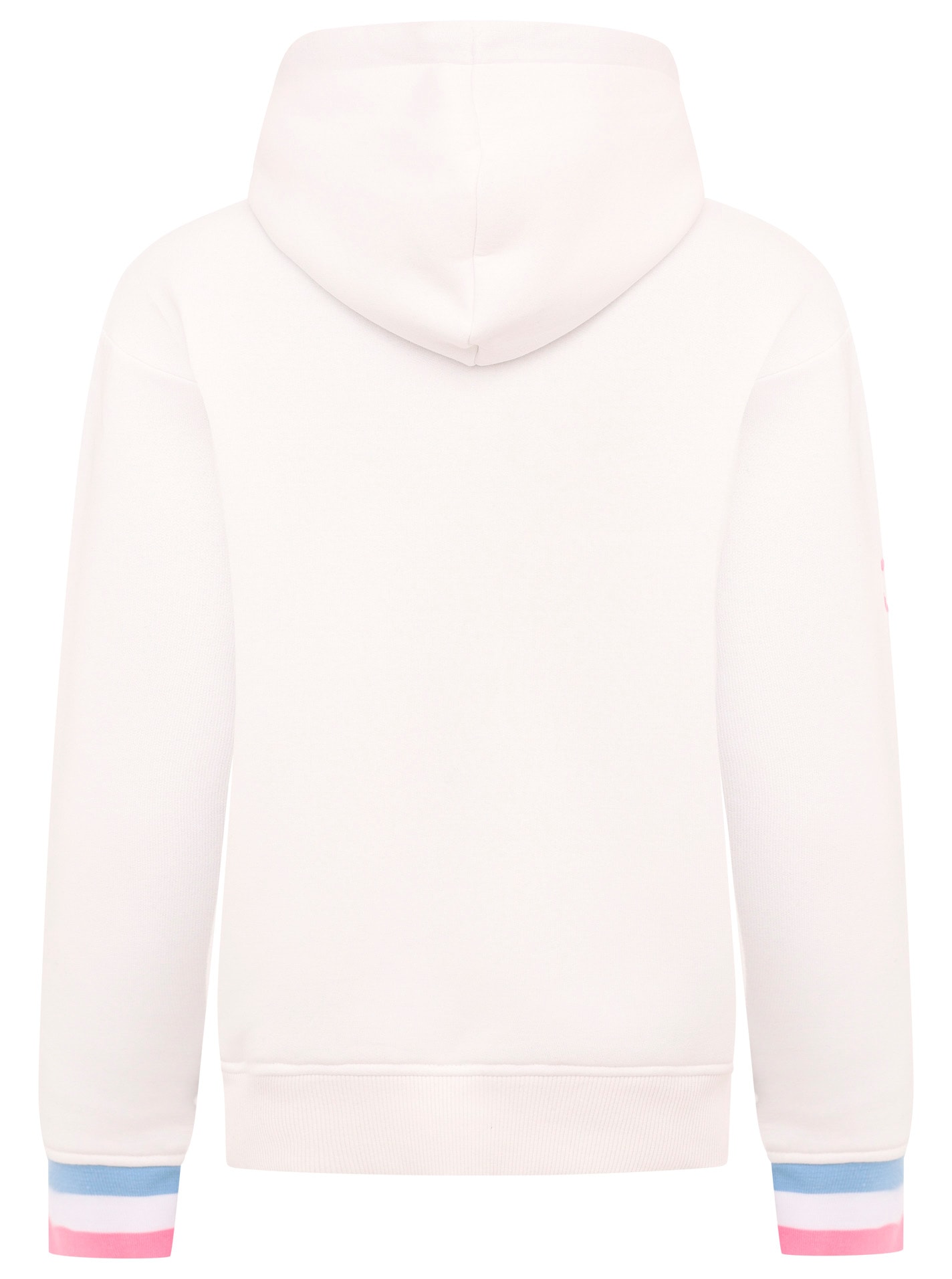 Zwillingsherz Hoodie, mit Aufschrift Moin und Anker in Neonfarben