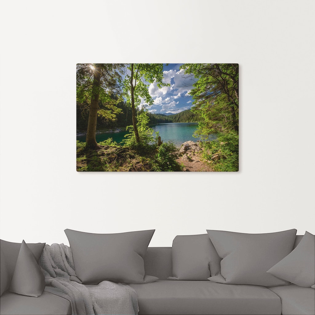 Artland Wandbild »Eibsee«, Gewässer, (1 St.)