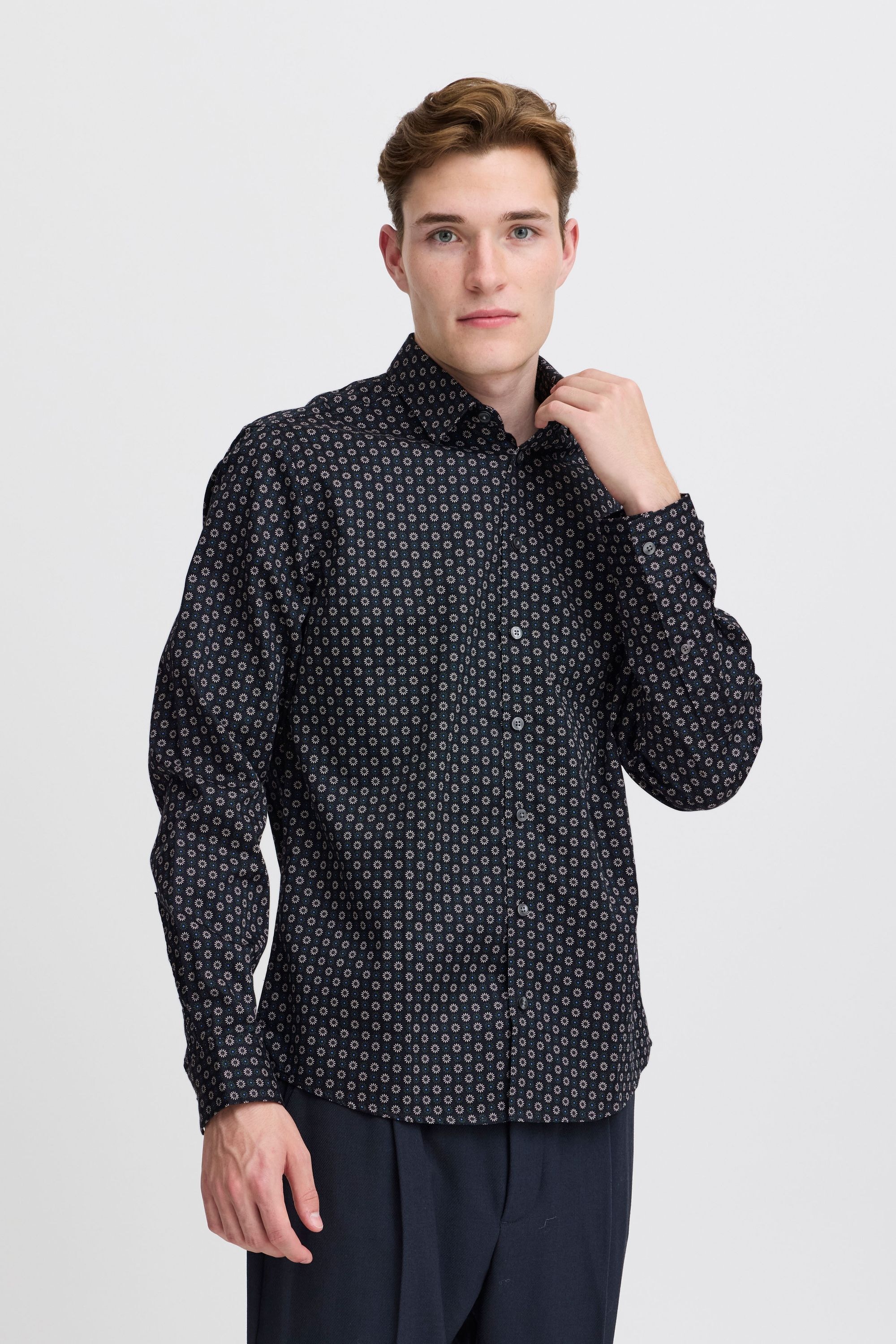 Casual Friday Businesshemd »Businesshemd CFANTON LS floral AOP shirt«