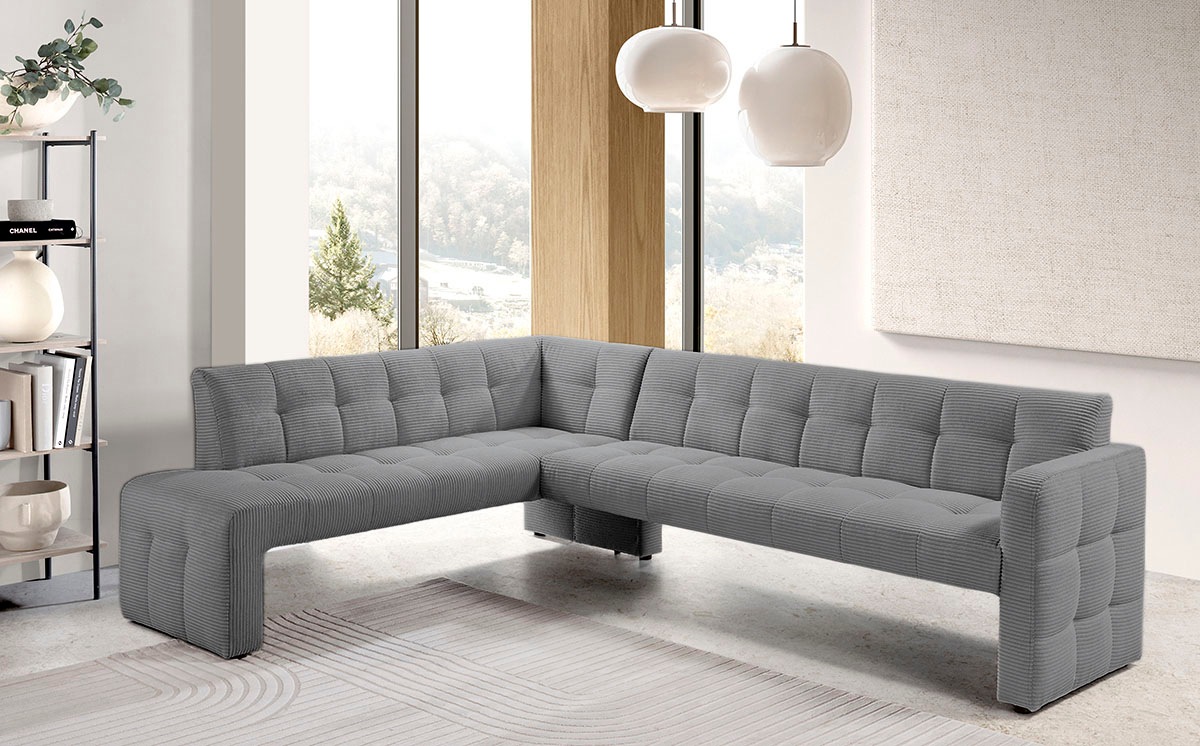 exxpo - sofa fashion Essbank »Barista, bequem und elegant, hohe Bodenfreiheit«, Eckbank Barista bequem und elegant, hochwertige Detailverarbeitung