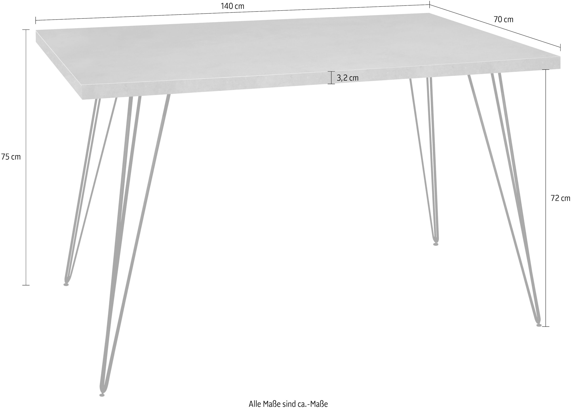 Mäusbacher Schreibtisch »Big System Office«, Breite 140 cm