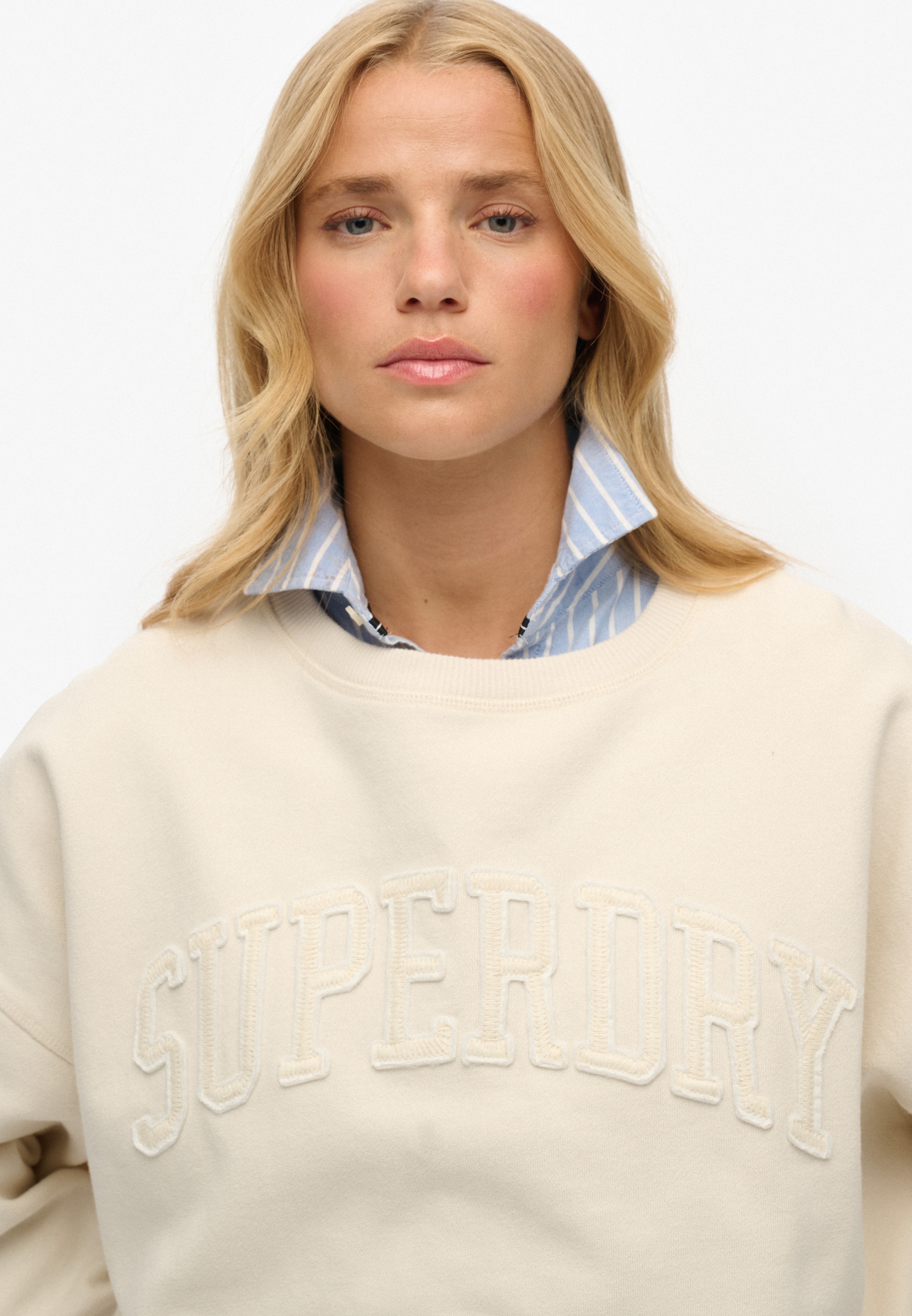 Superdry Sweatshirt »ATHLETIC TONAL APPLIQUE CREW«