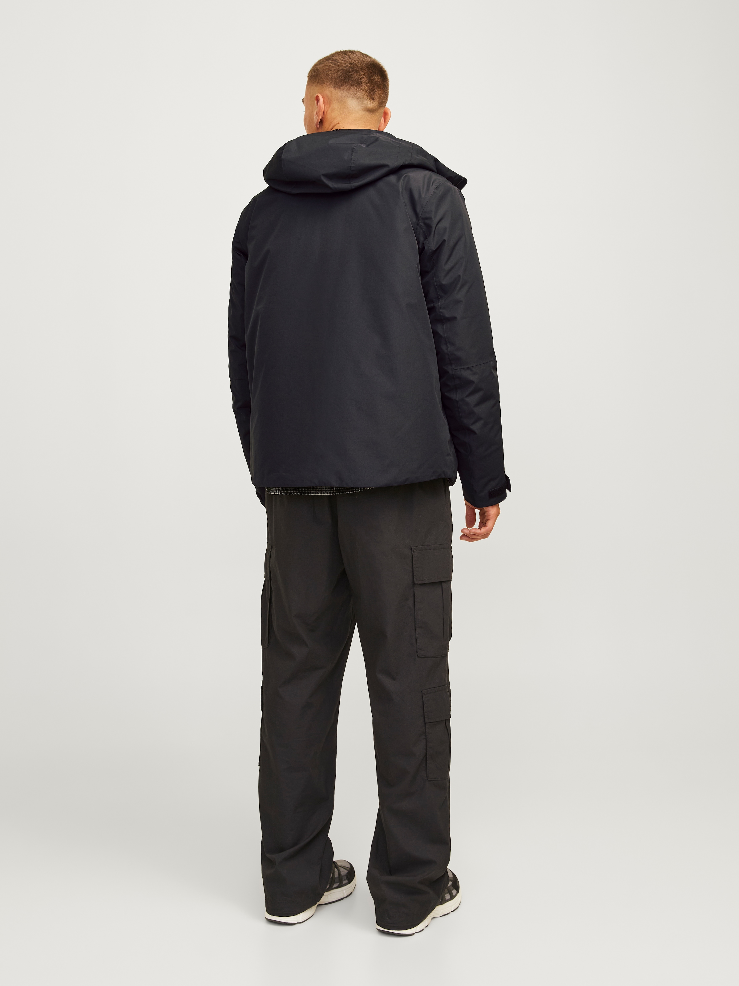 Jack & Jones Outdoorjacke »JCOSUMMIT PADDED SHELL JACKET SN«, mit Kapuze