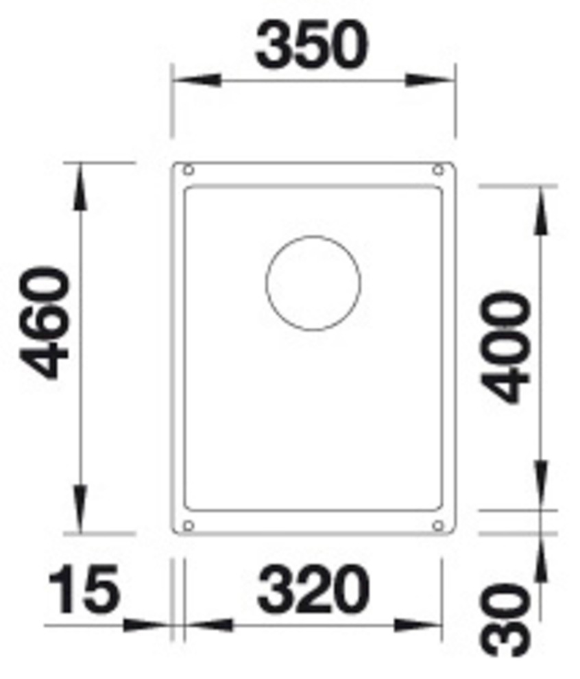 Blanco Granitspüle »SUBLINE 320-U«, erhältlich in mehreren Farben