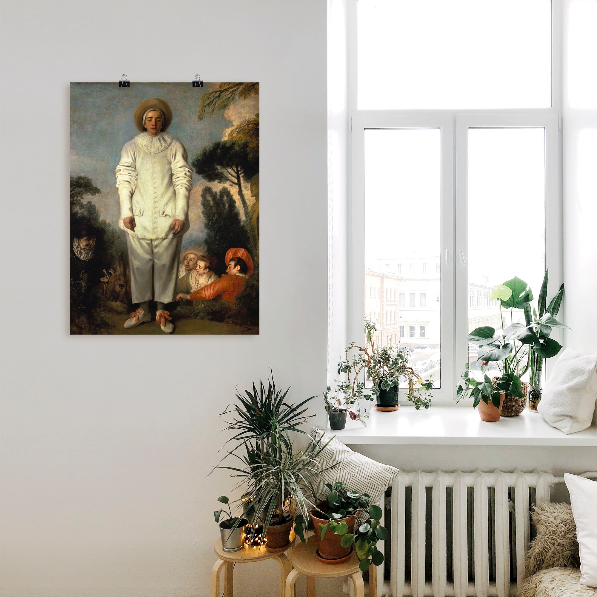 Artland Wandbild »Gilles. Um 1718-19«, Mann, (1 St.), als Leinwandbild, Wandaufkleber oder Poster in versch. Größen