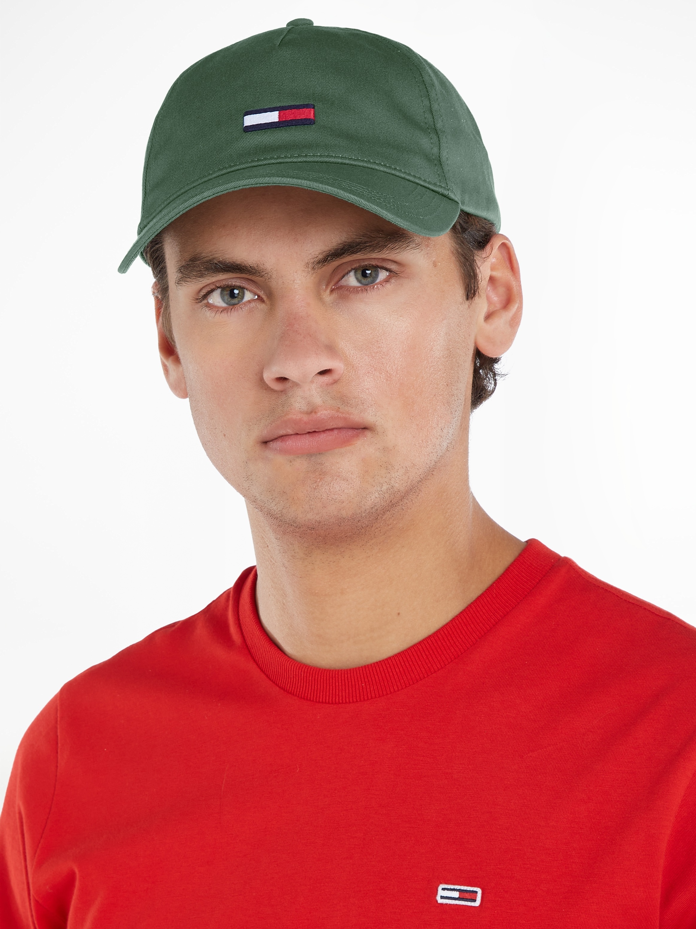 Tommy Jeans Baseball Cap »TJM FLAG CAP«, mit gestickter Flag-Applikation