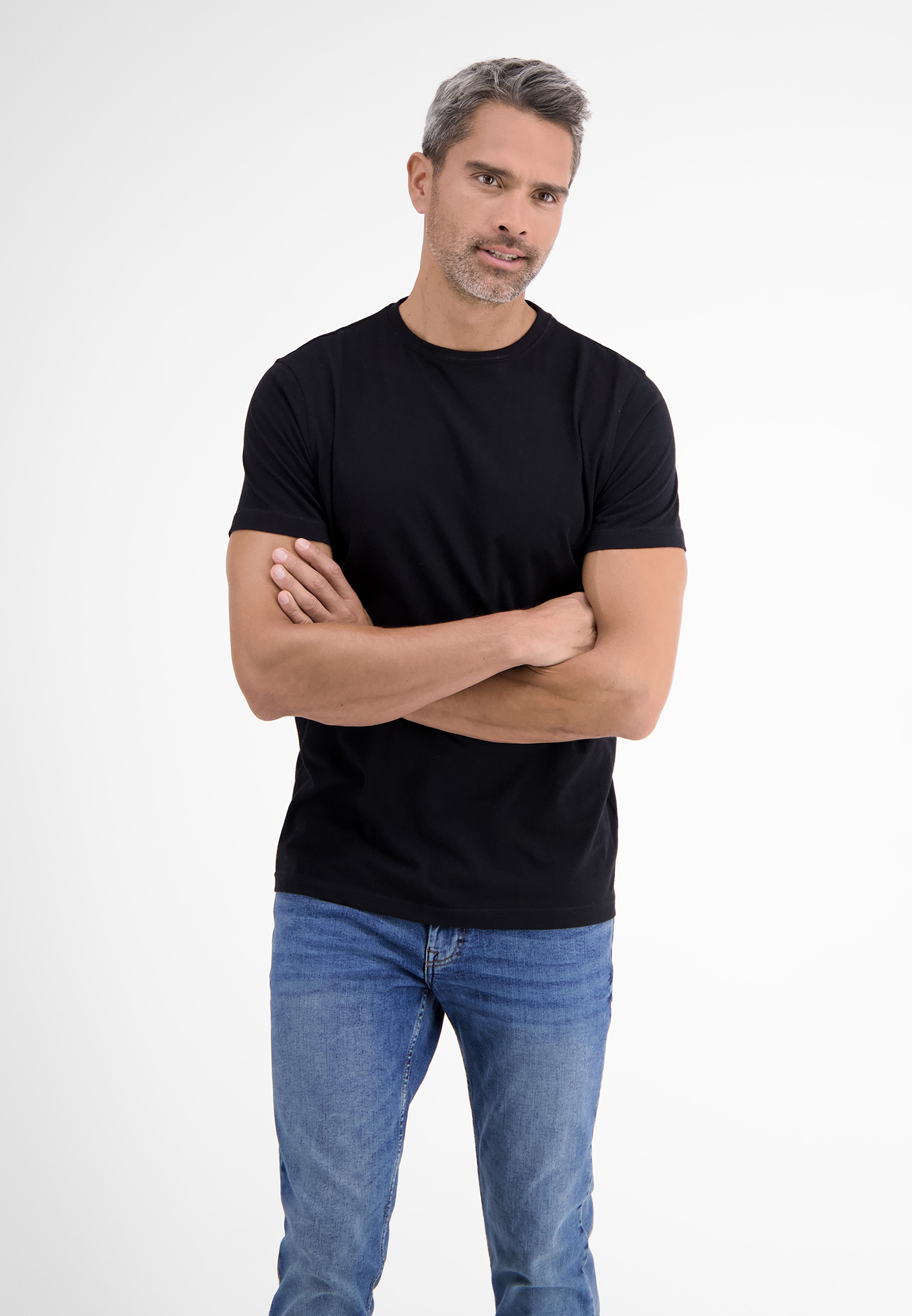 LERROS T-Shirt »LERROS Doppelpack Premium Baumwollqualität« ♕ in bei T-Shirt Rundhals