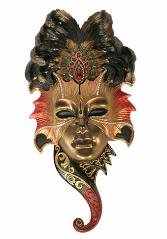 Casa Collection by Jänig Wanddekoobjekt »Elegante Maske, schwarz-gold, B/H 15,5/28,5... kaufen