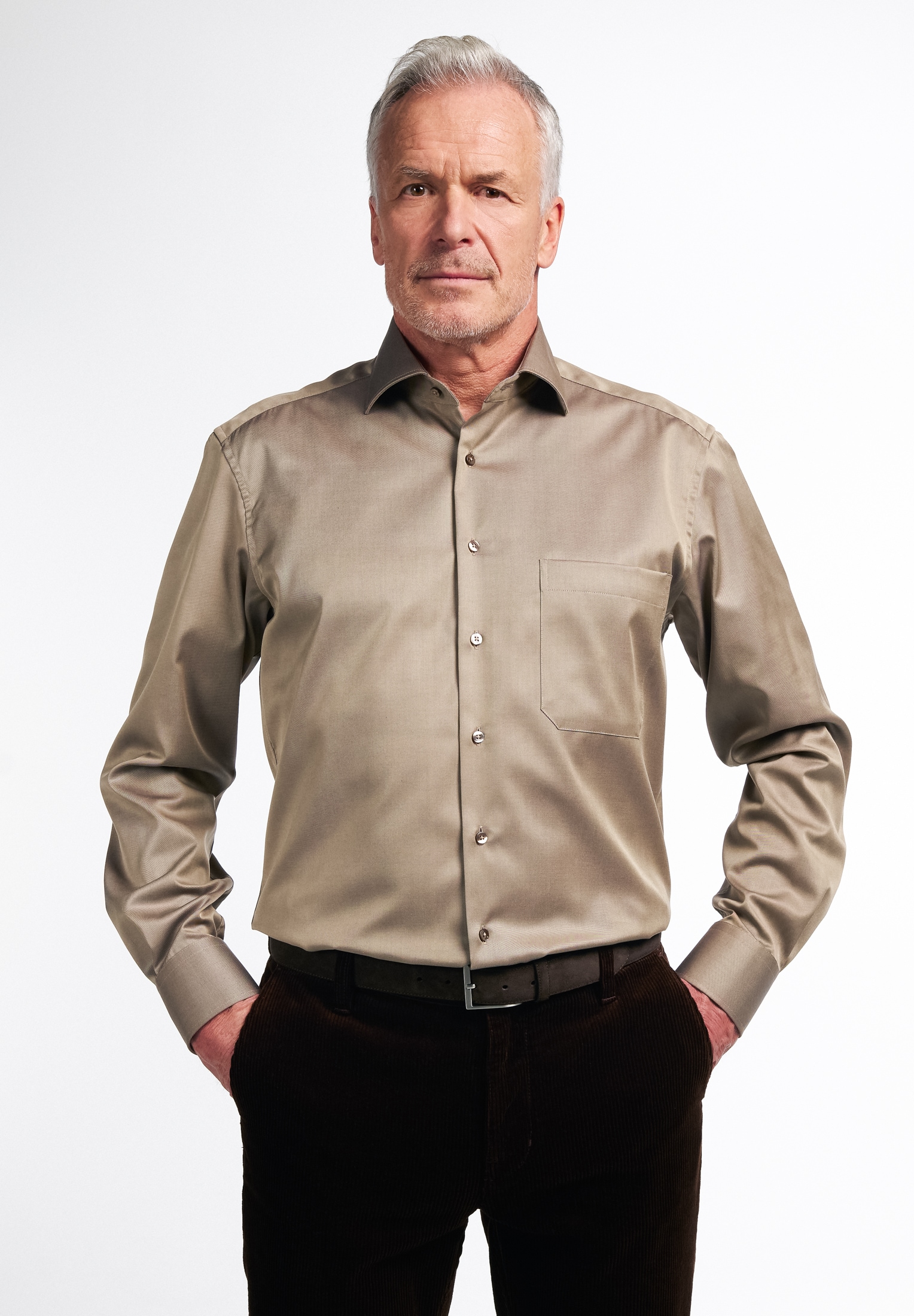 Eterna Langarmhemd »COMFORT FIT« NON IRON (bügelfrei)