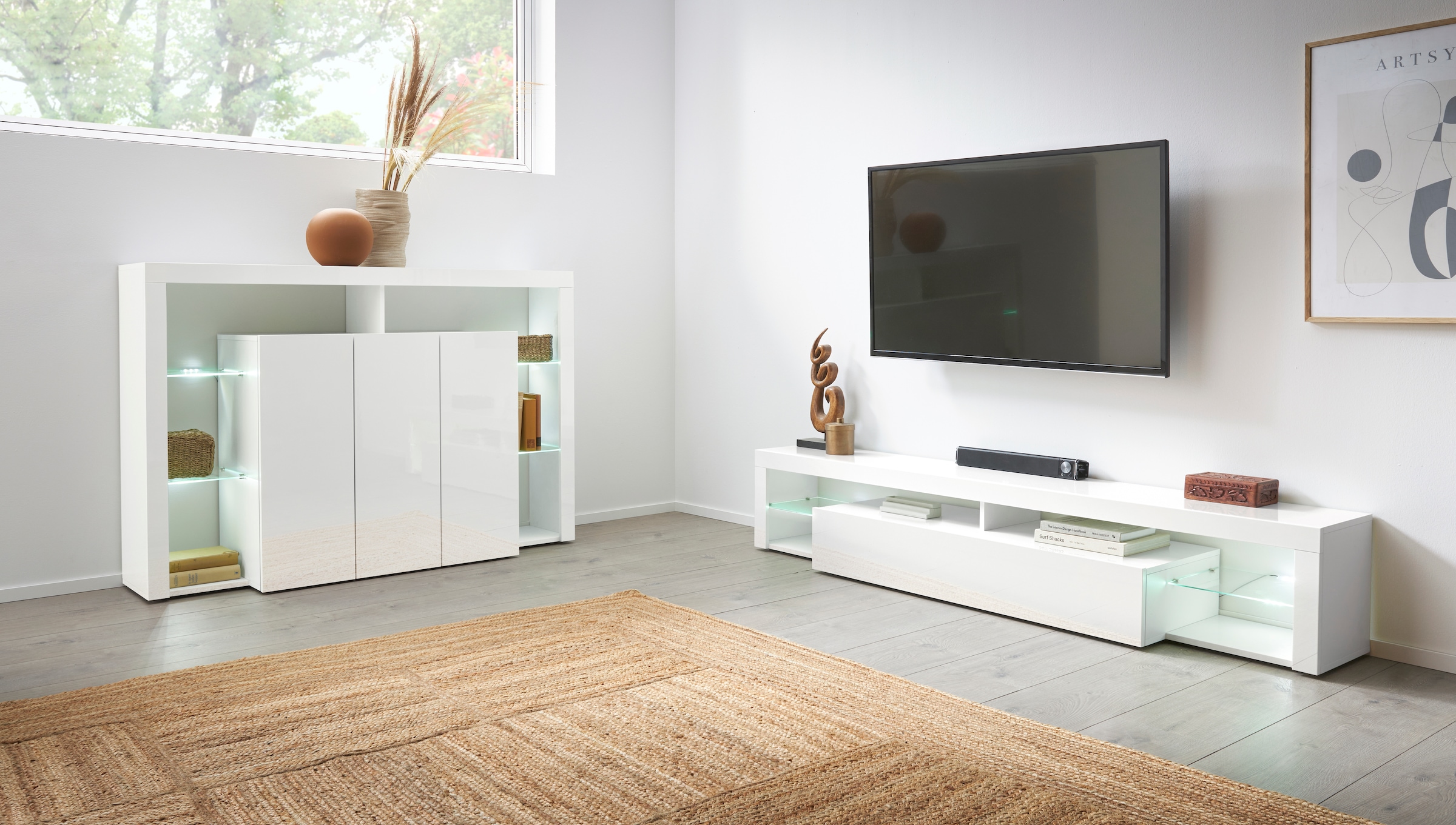 INOSIGN Highboard »Essential«, Höhe ca. 100 cm
