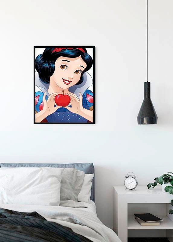Komar Bild »Snow White Portrait« Disney 1 Stk. tlg. Wandbild zur Dekoration im Kinderzimmer - ohne Rahmen