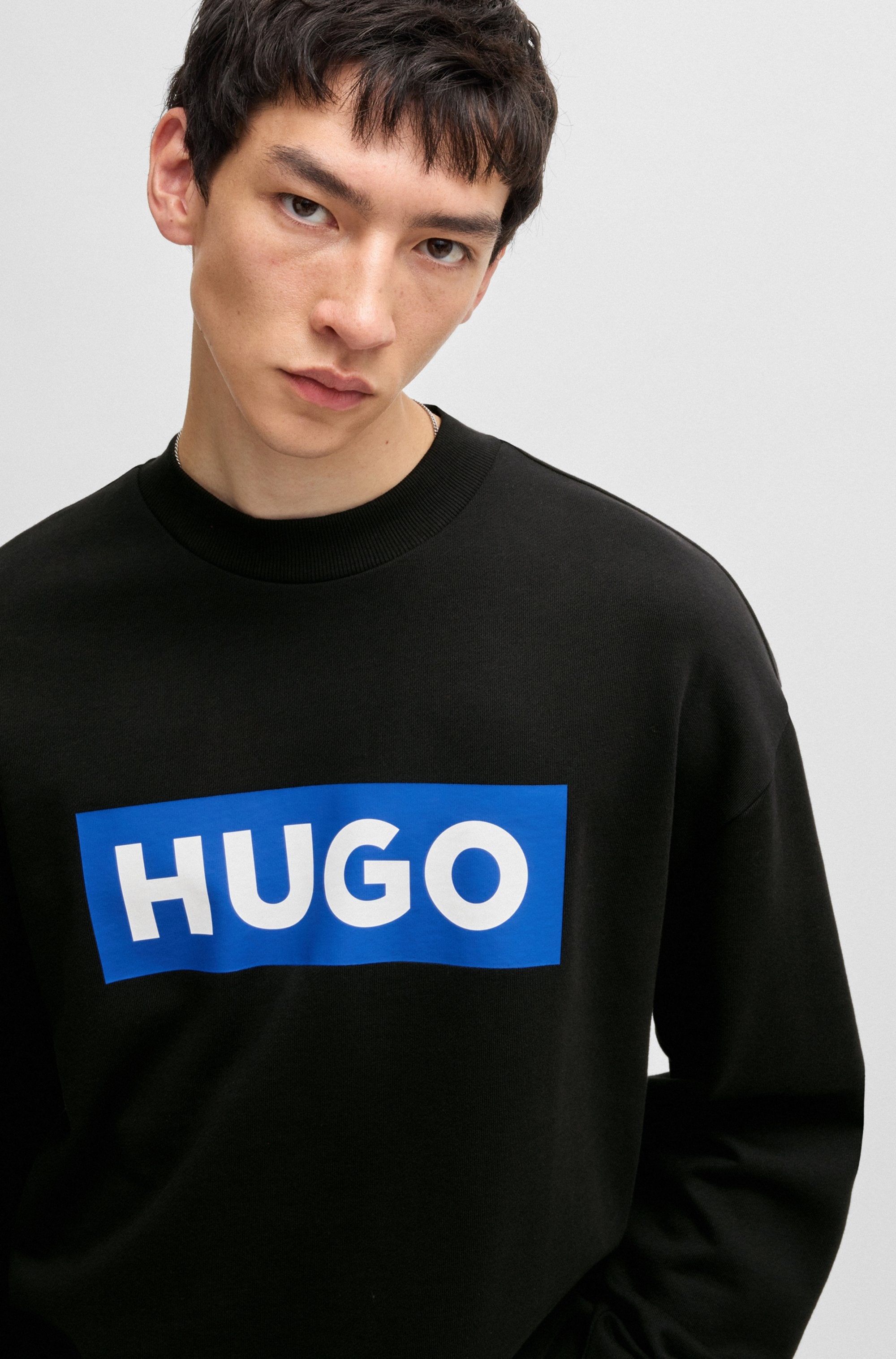 HUGO Blue Sweatshirt »Niero«, mit Logo-Druck