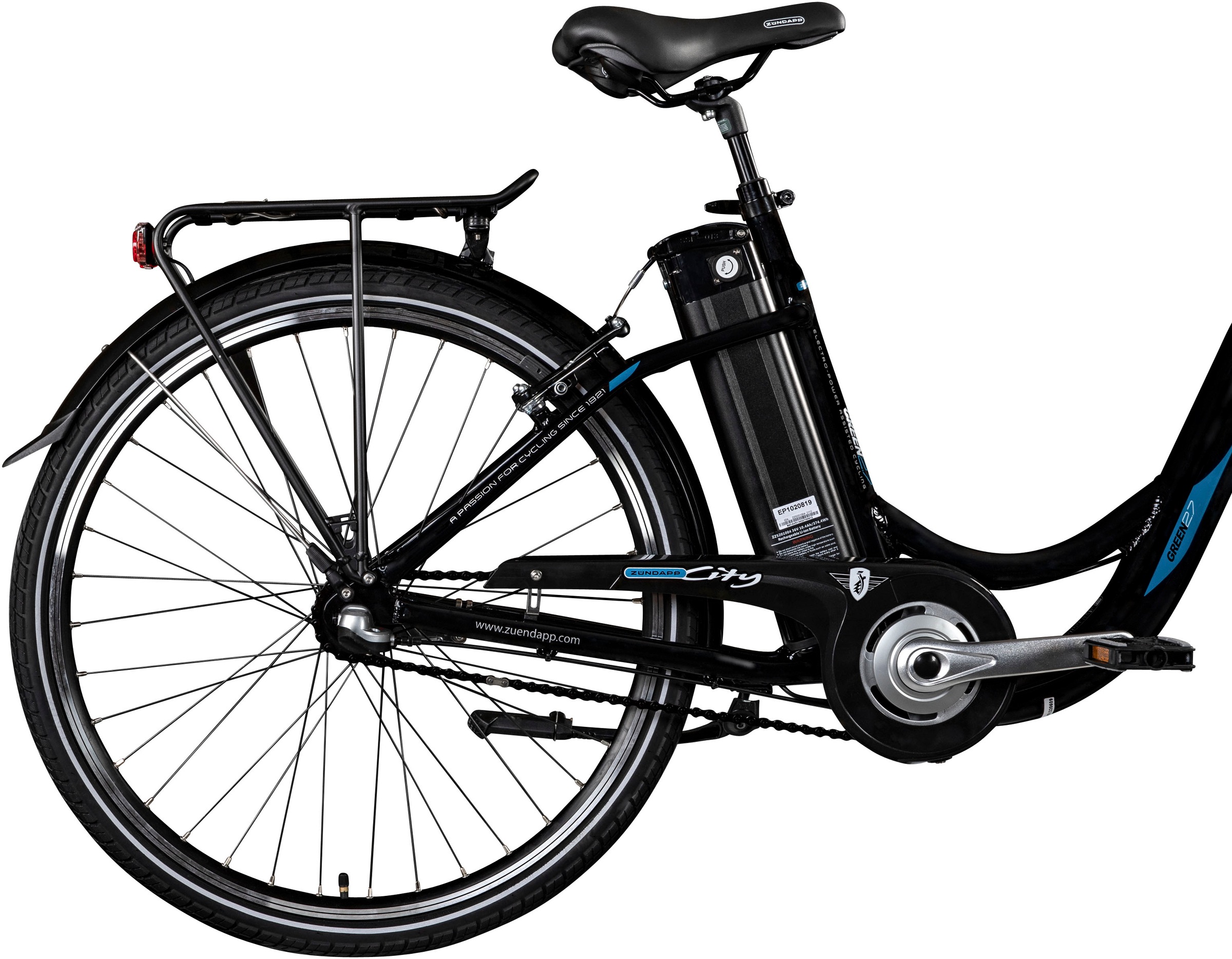Zündapp E-Bike »Green 2.7«, 3 Gang, Shimano, Nexus, Frontmotor 250 W, Pedelec, Elektrofahrrad für Damen u. Herren