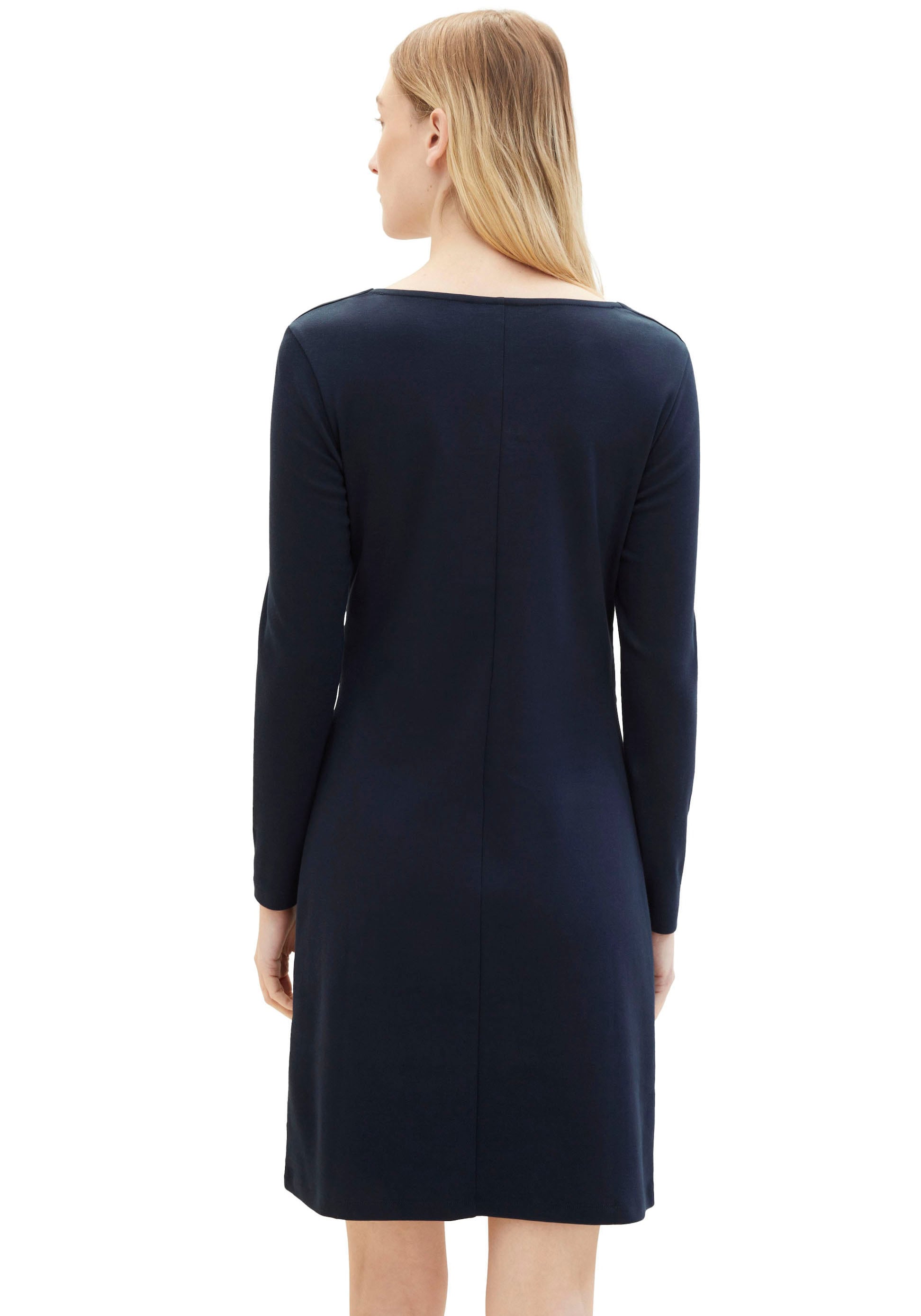 TOM TAILOR Jerseykleid, mit eckigem Ausschnitt