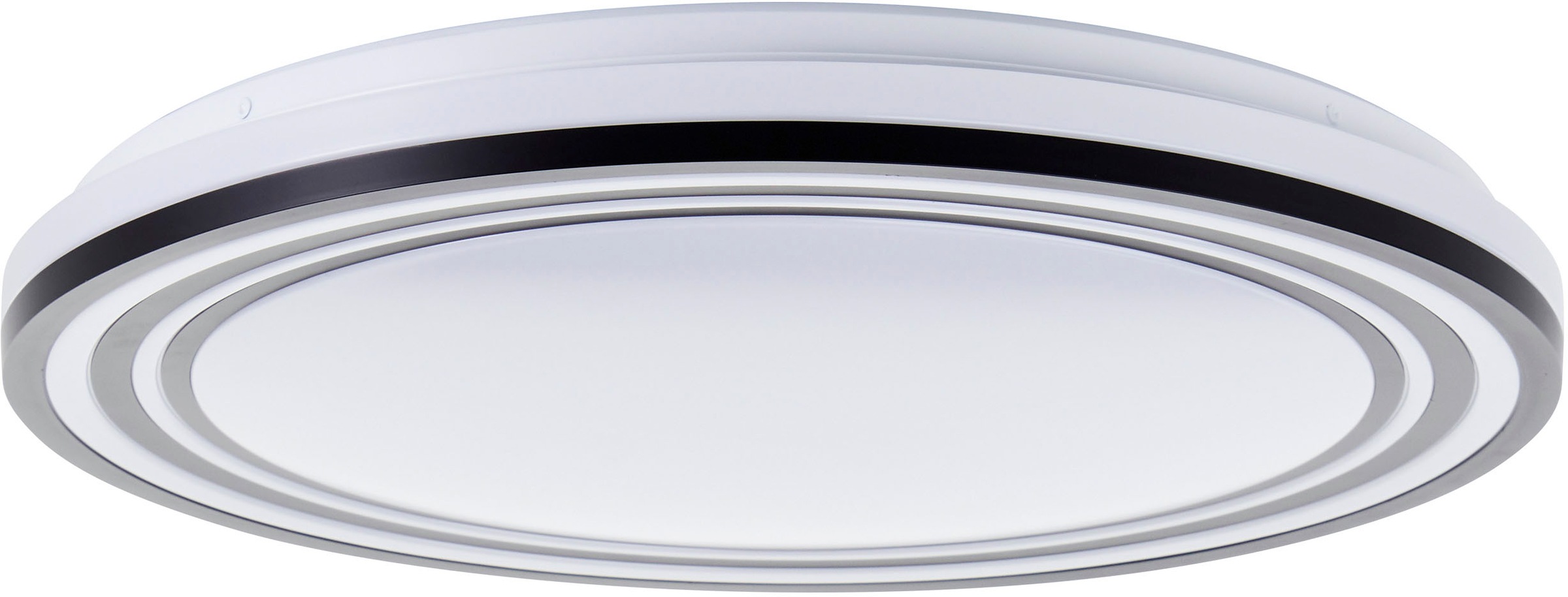 BreLight LED Wandleuchte »Kobana«, D 49 cm, 3800 lm, 3000-6500 K, dimmbar, CCT, schwarz/weiß