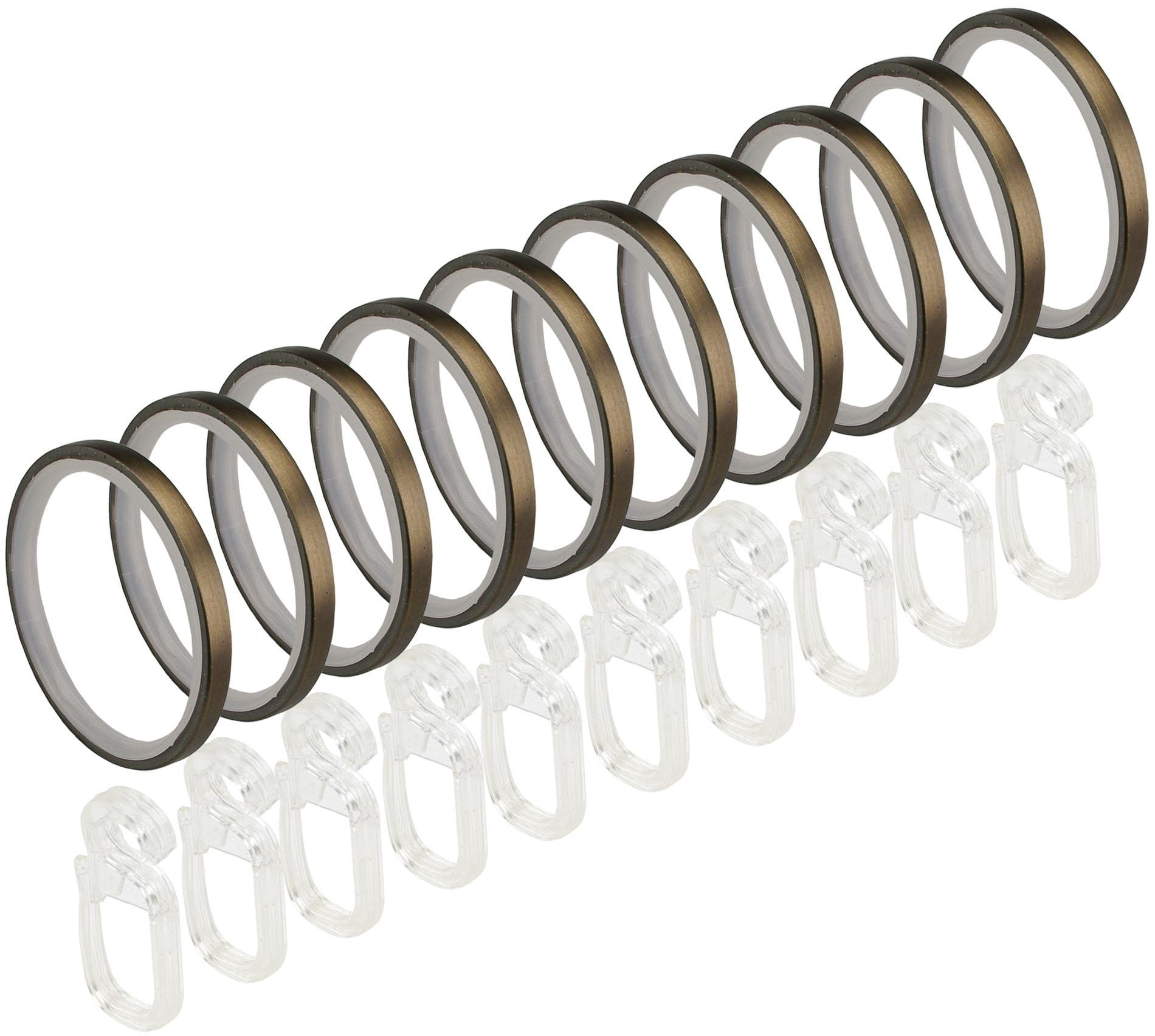 Liedeco Gardinenstange »CELKUGEL02SG2L«, 2 läufig-läufig, Fixmaß, 2-läufig im Fixmaß Ø 25/20 mm