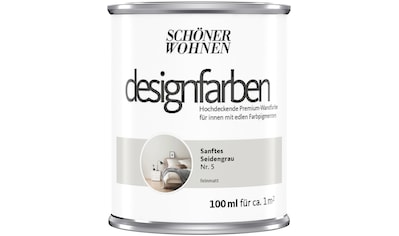 SCHÖNER WOHNEN-Kollektion Wand- und Deckenfarbe »Designfarben«, (1), 100 ml, Sanftes... kaufen