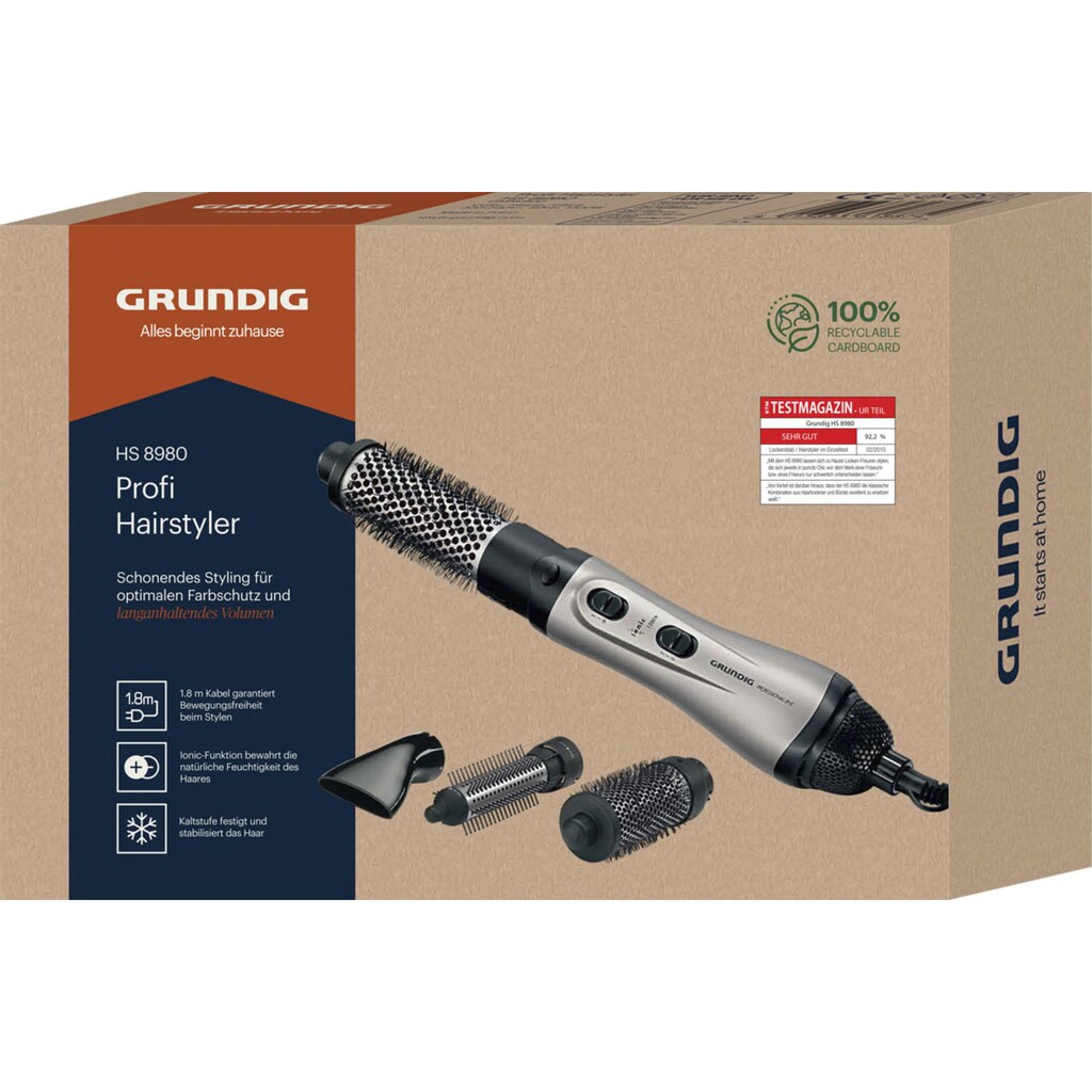 Grundig Multihaarstyler »HS8980«, 4 Aufsätze}