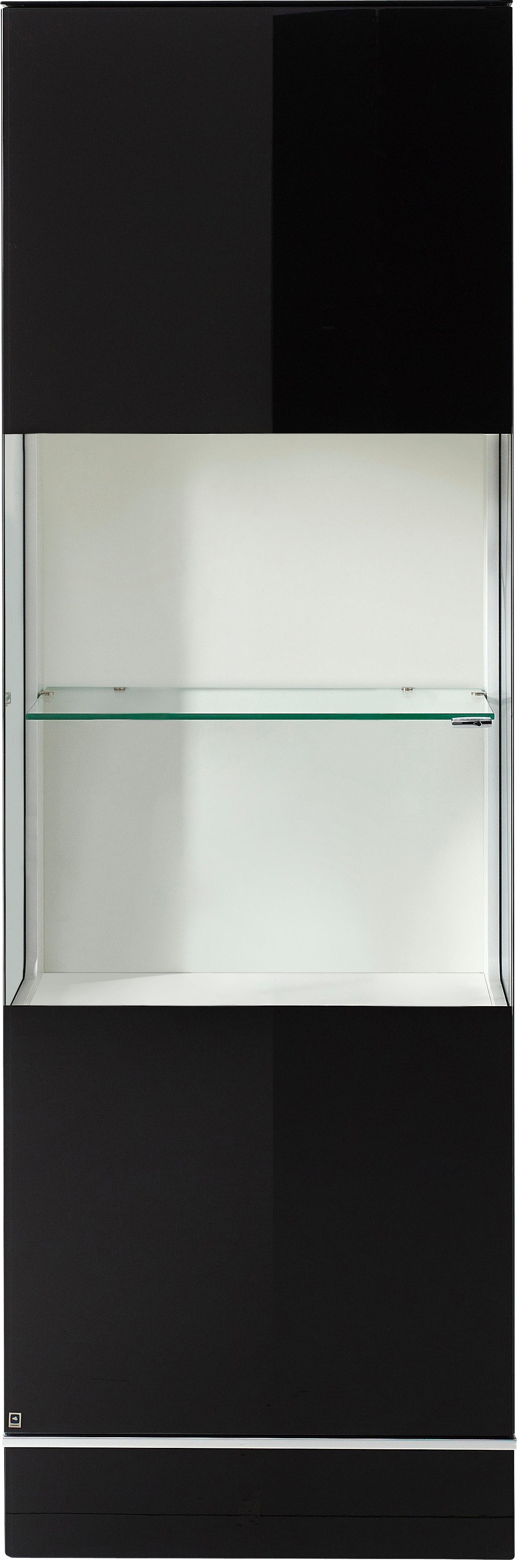 LEONARDO Glasvitrine »CUBE«, mit Klarglas, wahlweise mit Beleuchtung, Höhe 192 cm