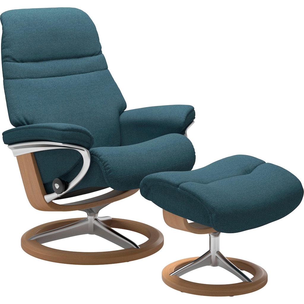 Stressless® Relaxsessel »Sunrise«, (Set, Relaxsessel mit Hocker)