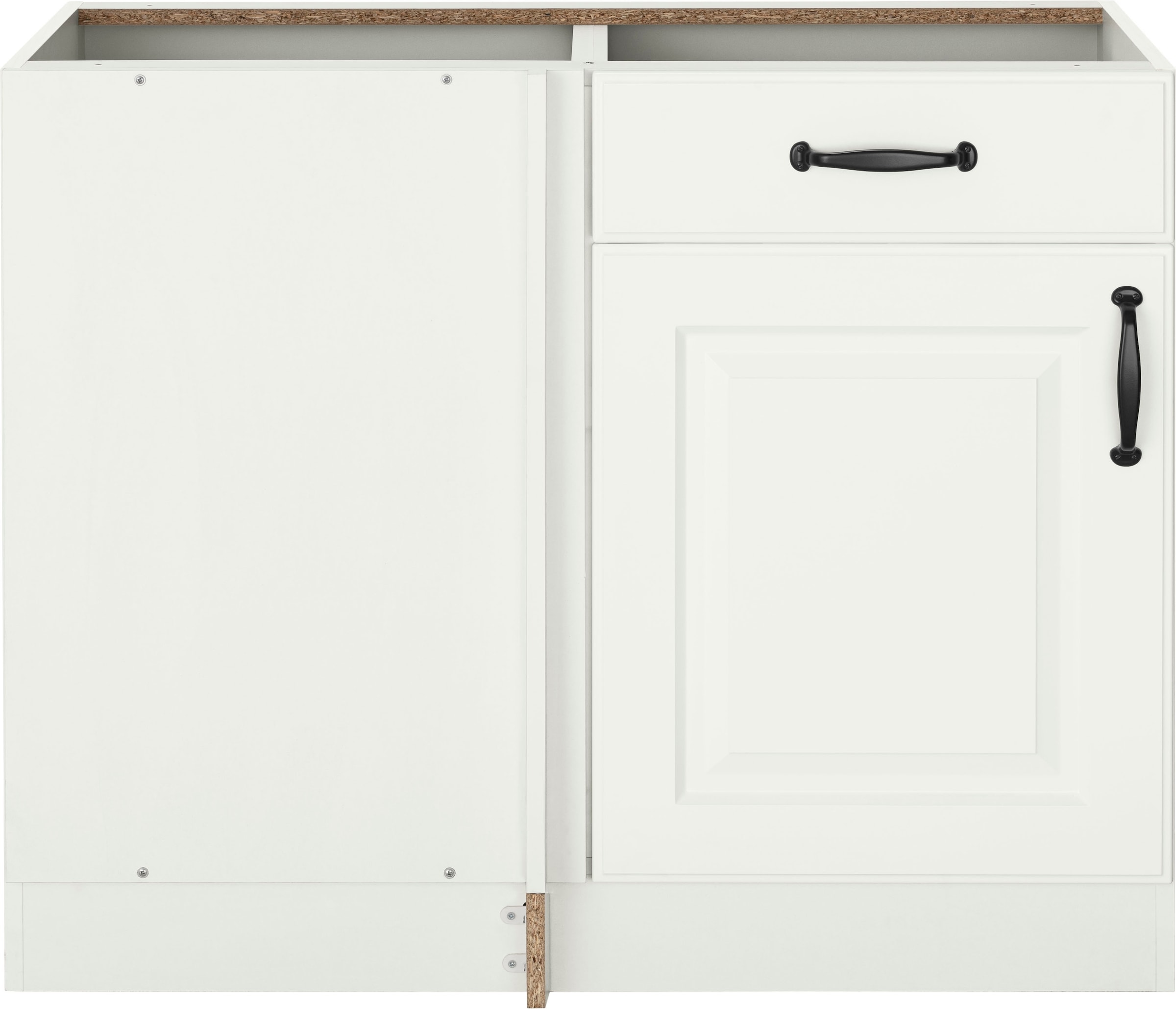 wiho Küchen Eckunterschrank »Erla«, 100 cm breit, Kassettenfront, Planungsmaß  110 cm, ohne Arbeitsplatte auf Rechnung kaufen