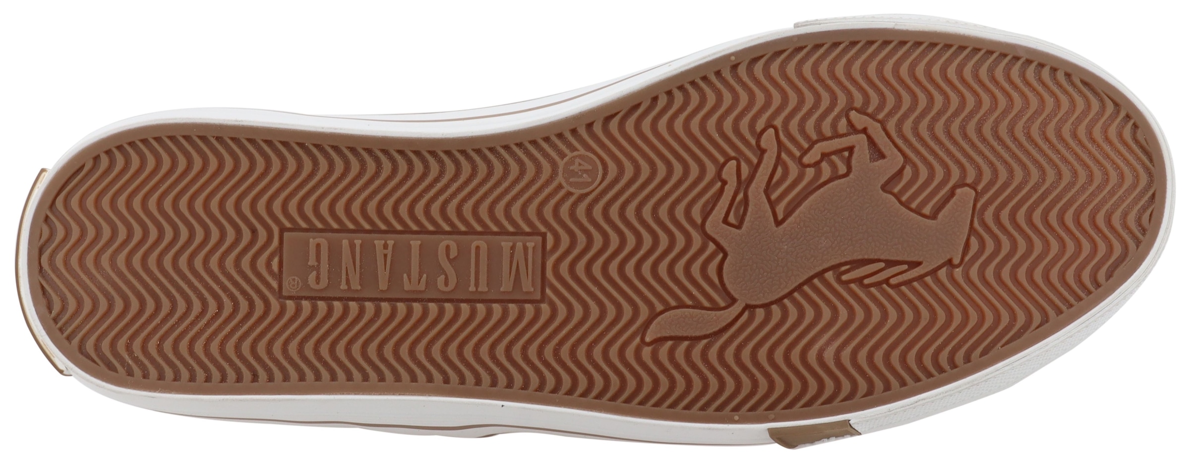 Mustang Shoes Slip-On Sneaker »Calogero«  Slipper, Freizeitschuh, Halbschuh mit Kontrastnähten